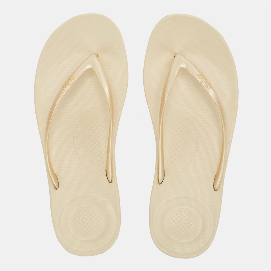 Fitflop South Africa - Fitflop Womens Iqushion Ergonomic - Fitflop Flip-flops Gold Online