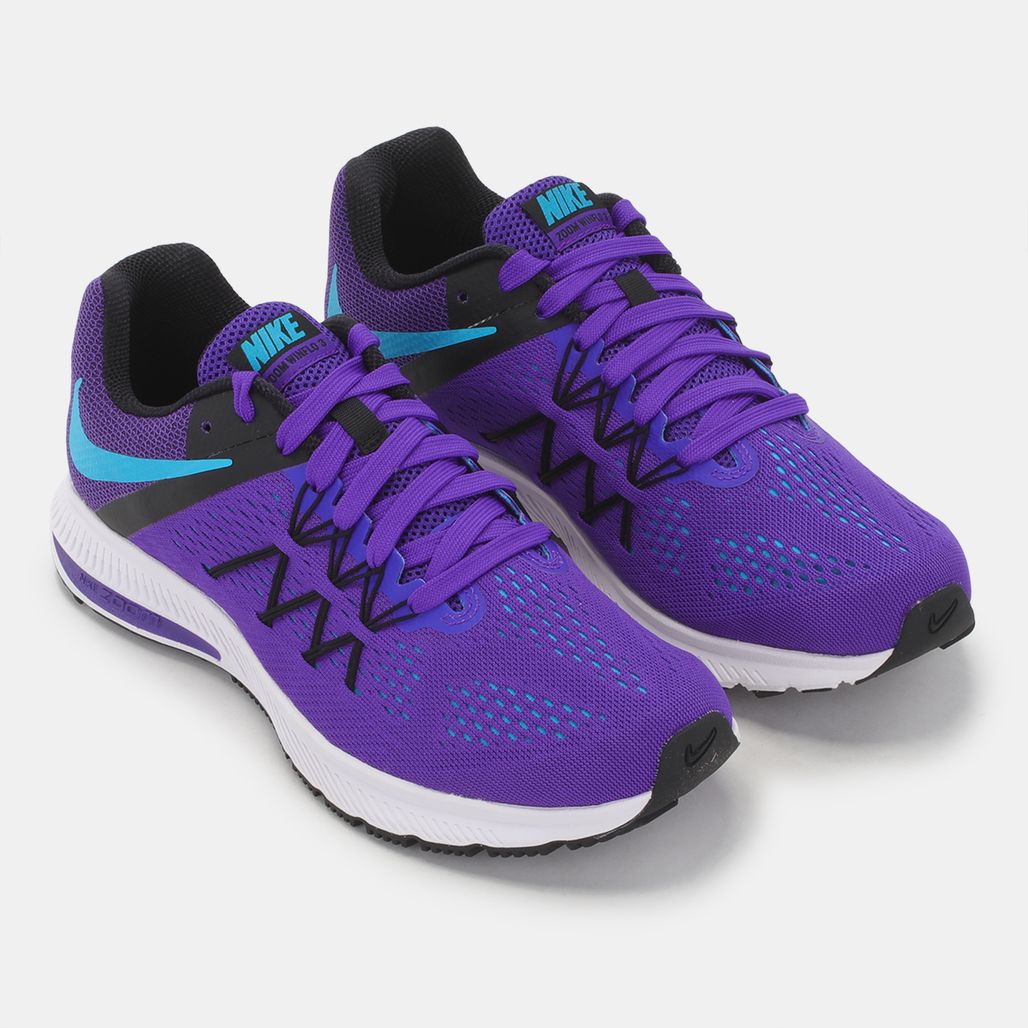 nike zoom shoes purple