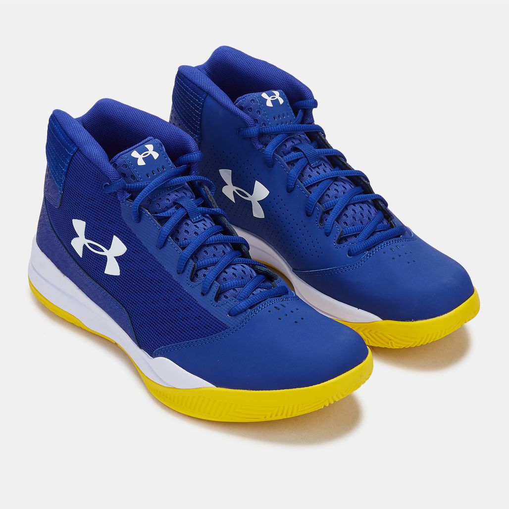 Shop Blue Under Armour Jet 2017 Basketball Shoe for Mens by Under