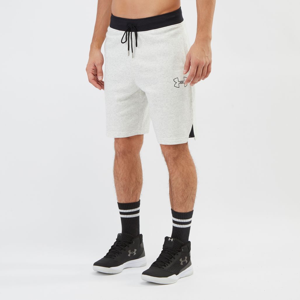 under armour baseline fleece shorts