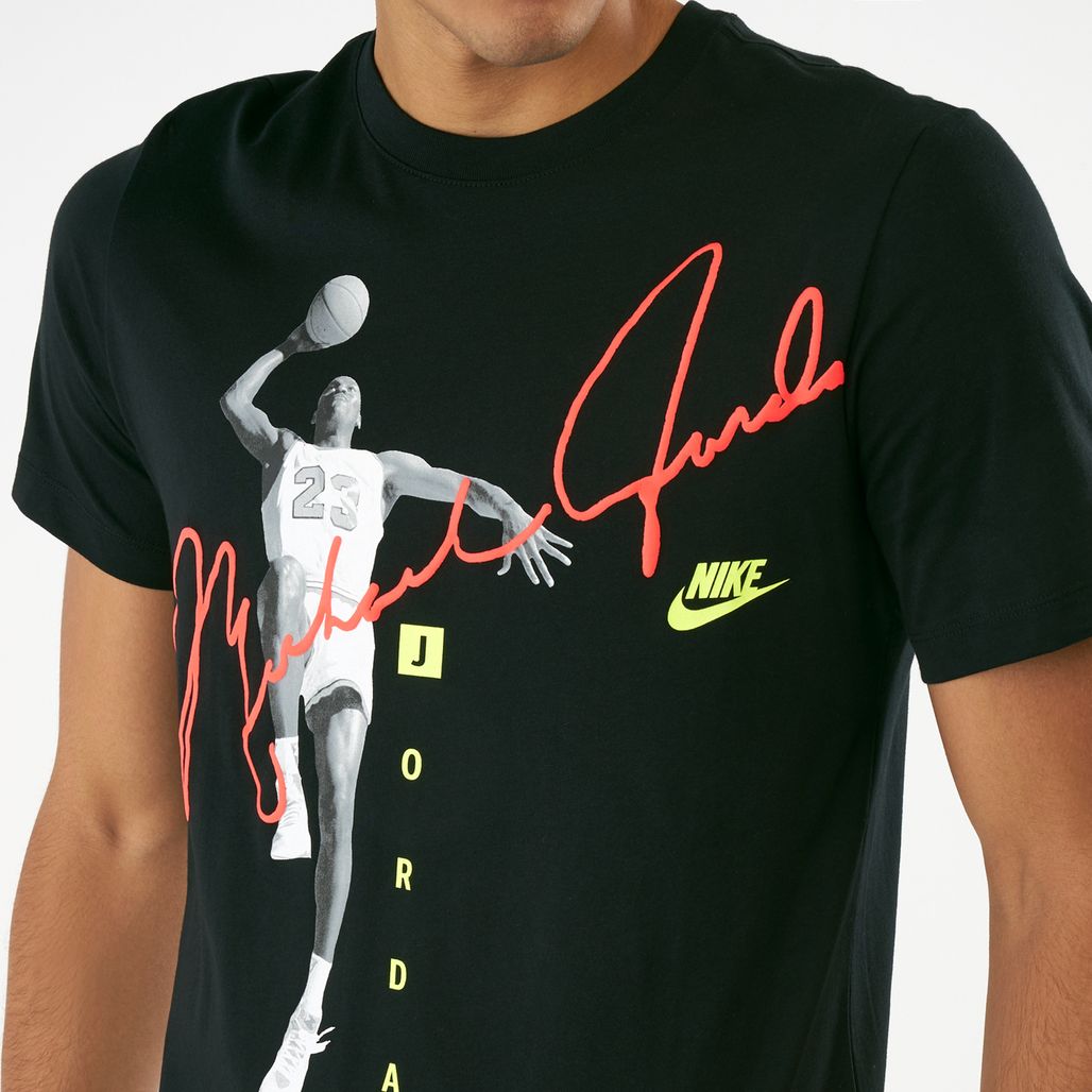 Buy Jordan Men's MJ Photo Signature T-Shirt Online in Saudi Arabia | SSS