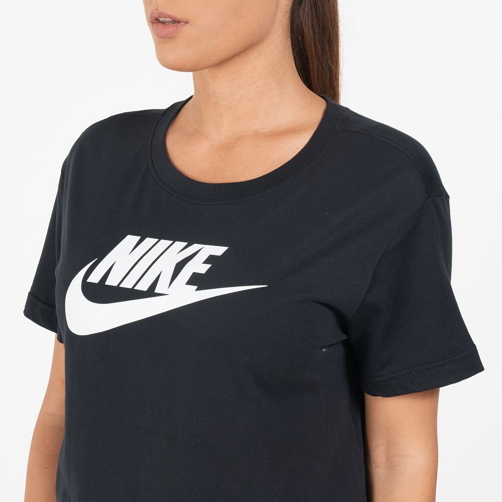 Buy Nike Women's Sportswear Essential Futura Cropped T-Shirt Online in ...