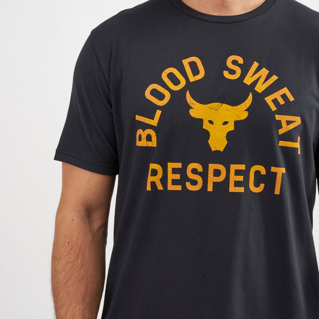 Blood Sweat Respect Shirt / Under Armour Mens Project Rock Blood Sweat ...