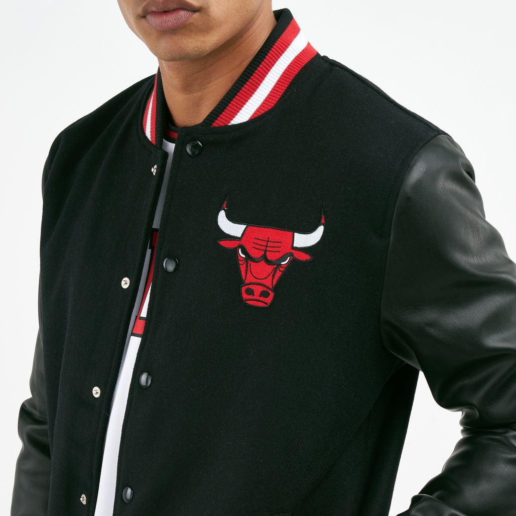 chicago bulls varsity jacket men