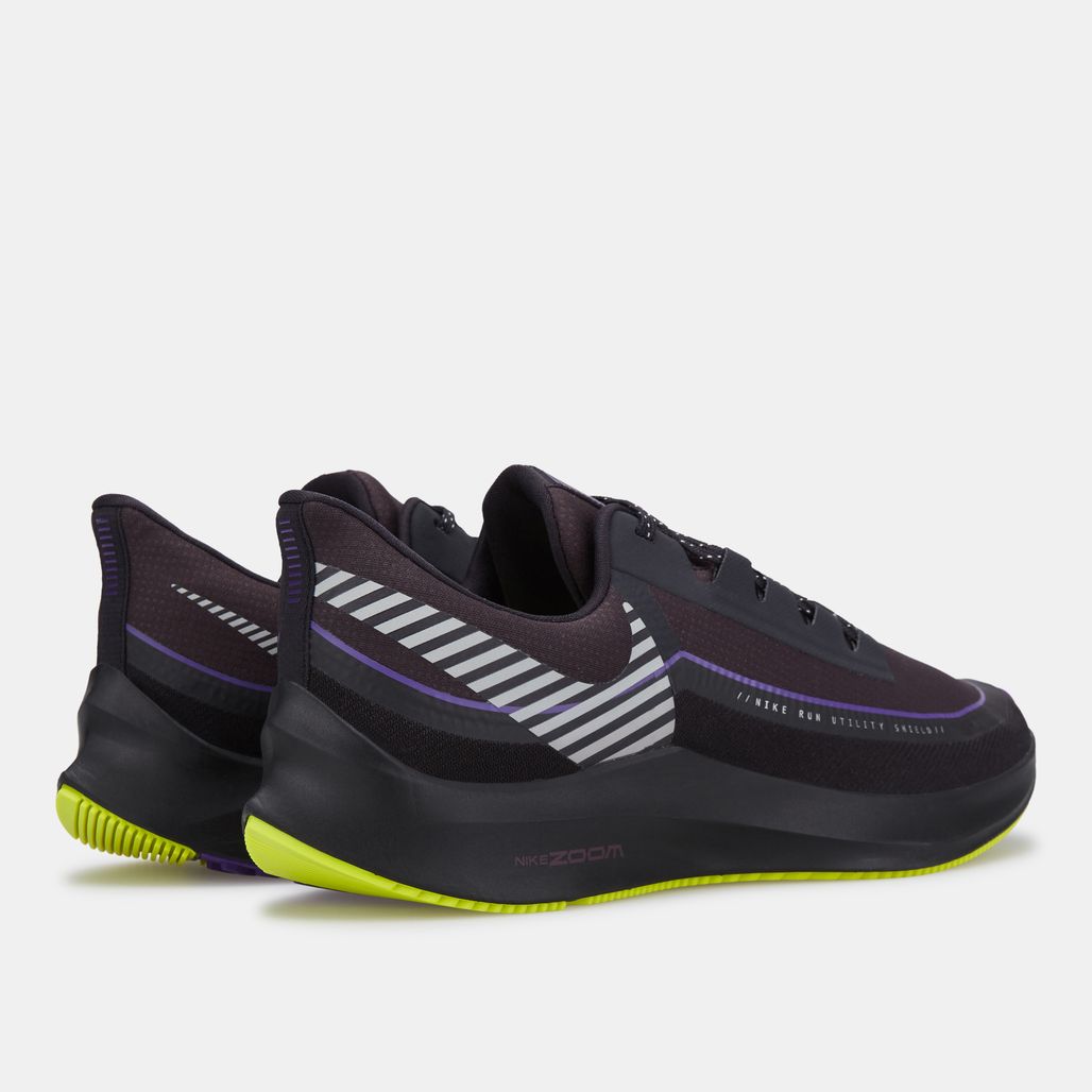 Nike Air Zoom Winflo 6 Shield BQ3190 006 Black / Red / Grey Training shoes | Kerstenroadwear