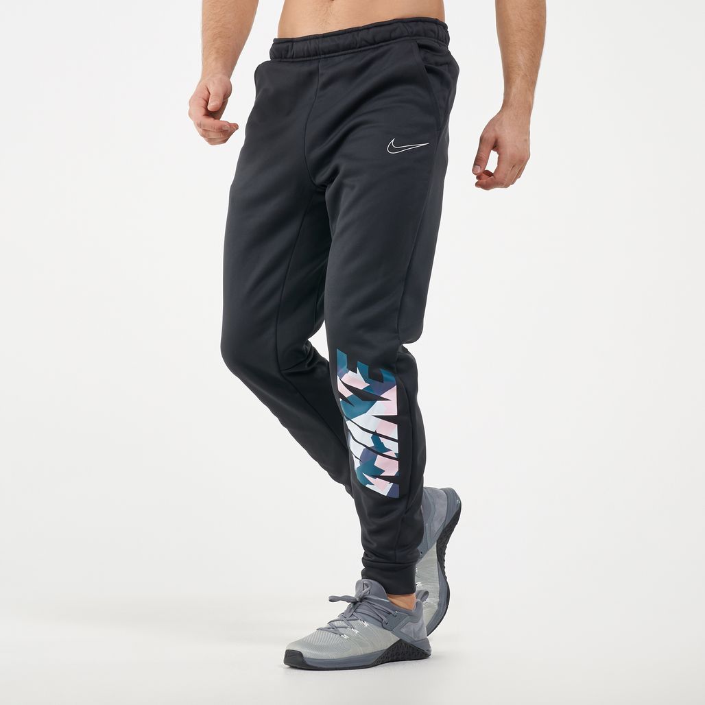 nike taped pants blue