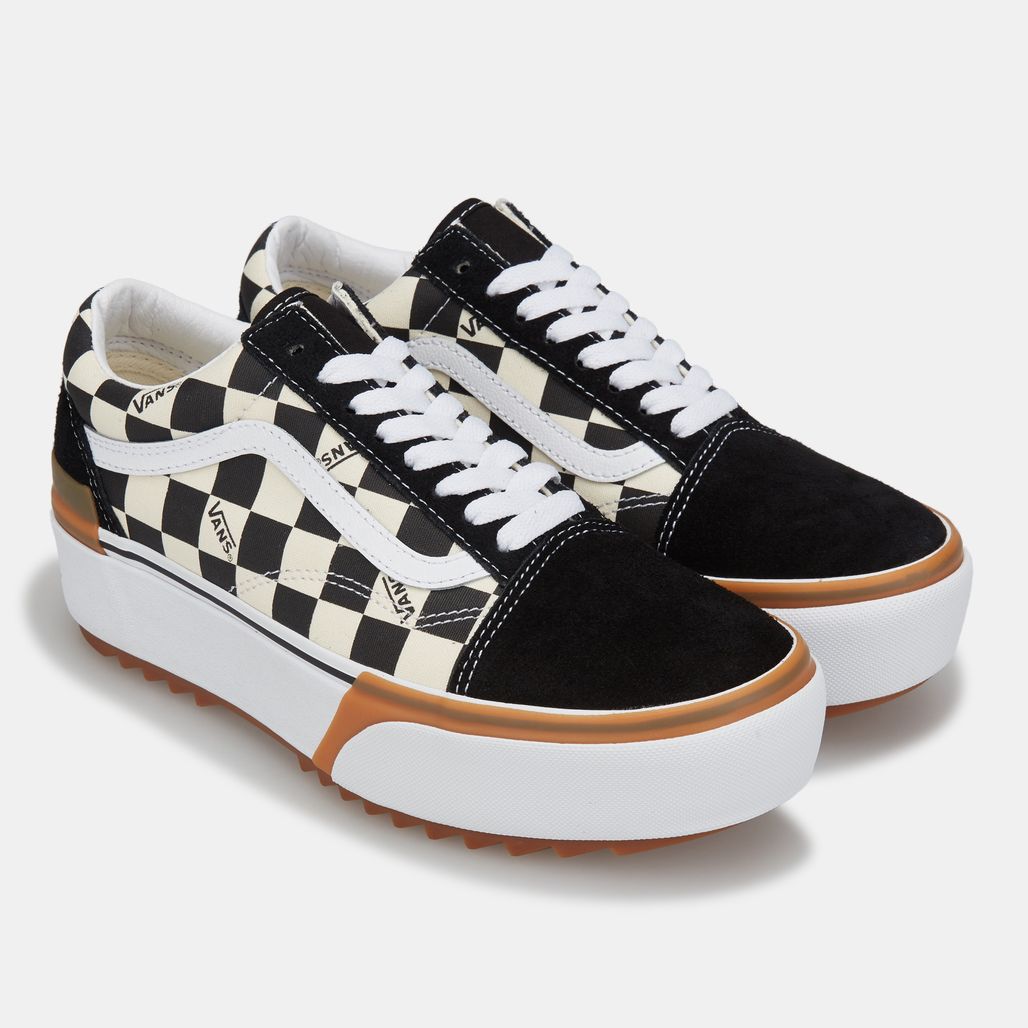 vans checkerboard platform old skool