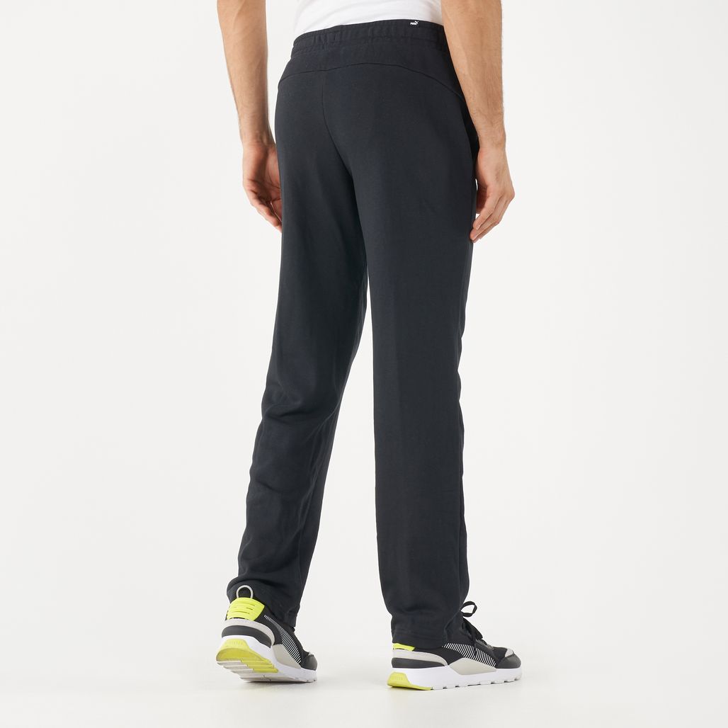 mens black puma sweatpants