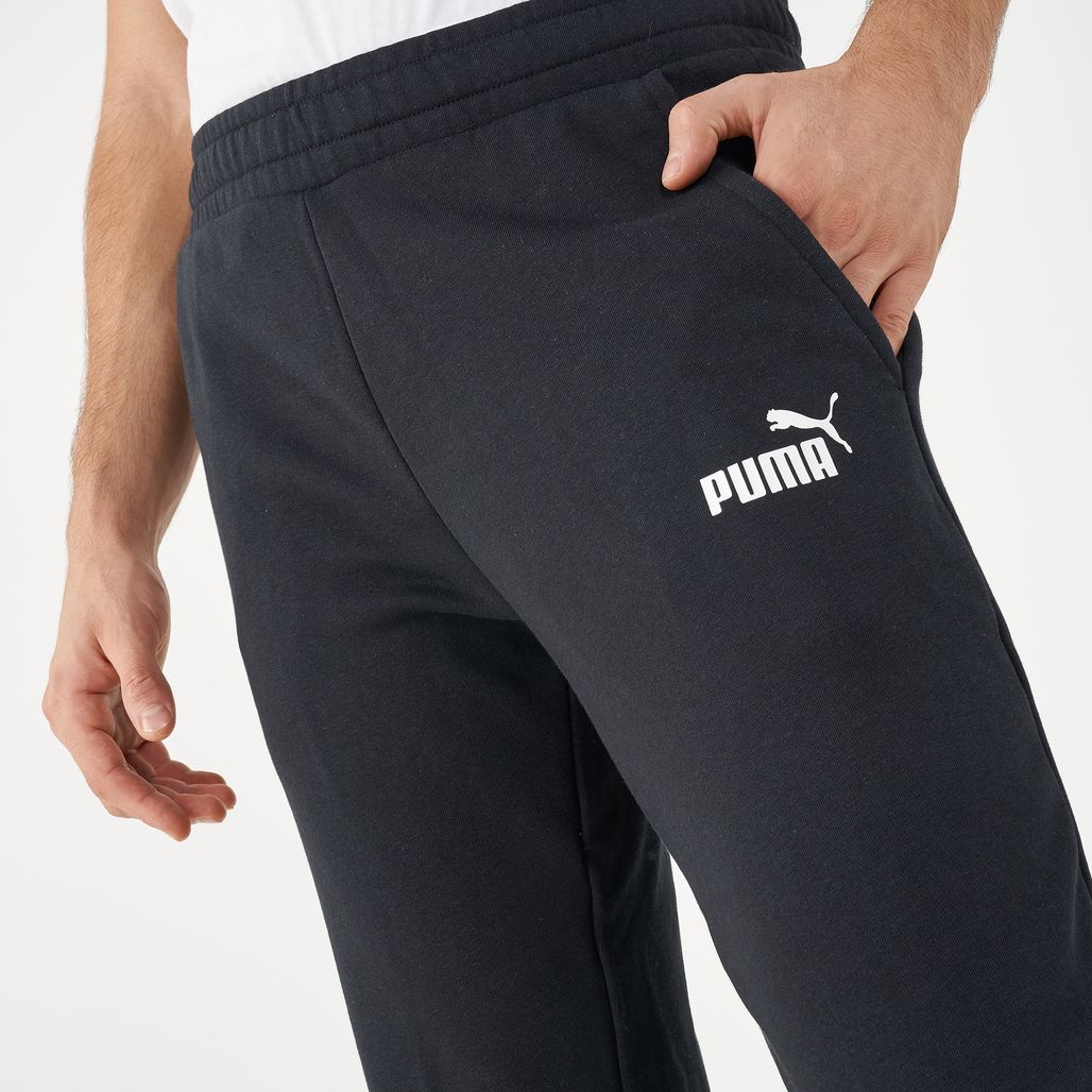 essentials logo men's pants puma