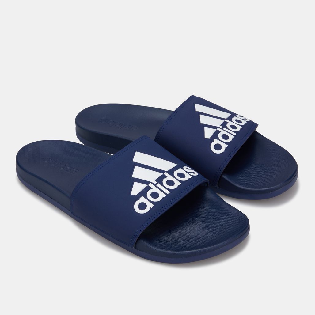 Buy adidas  Men s Adilette  Cloudfoam Plus Logo  Slides  