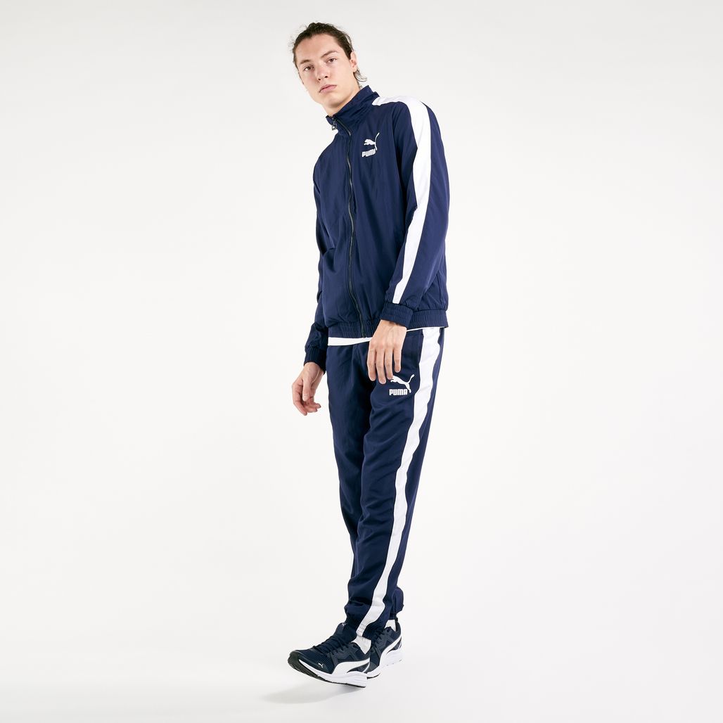 puma woven tracksuit mens