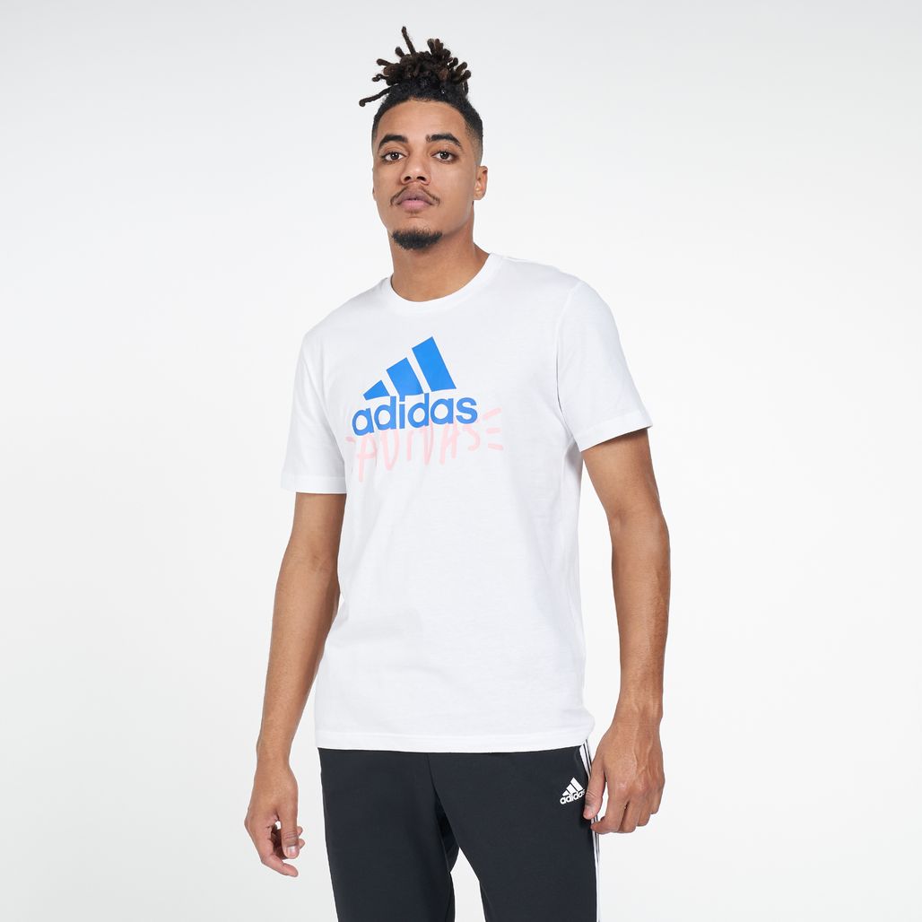 adidas Men's Doodle Badge Of Sport T-Shirt | T-Shirts | Tops | Clothing ...