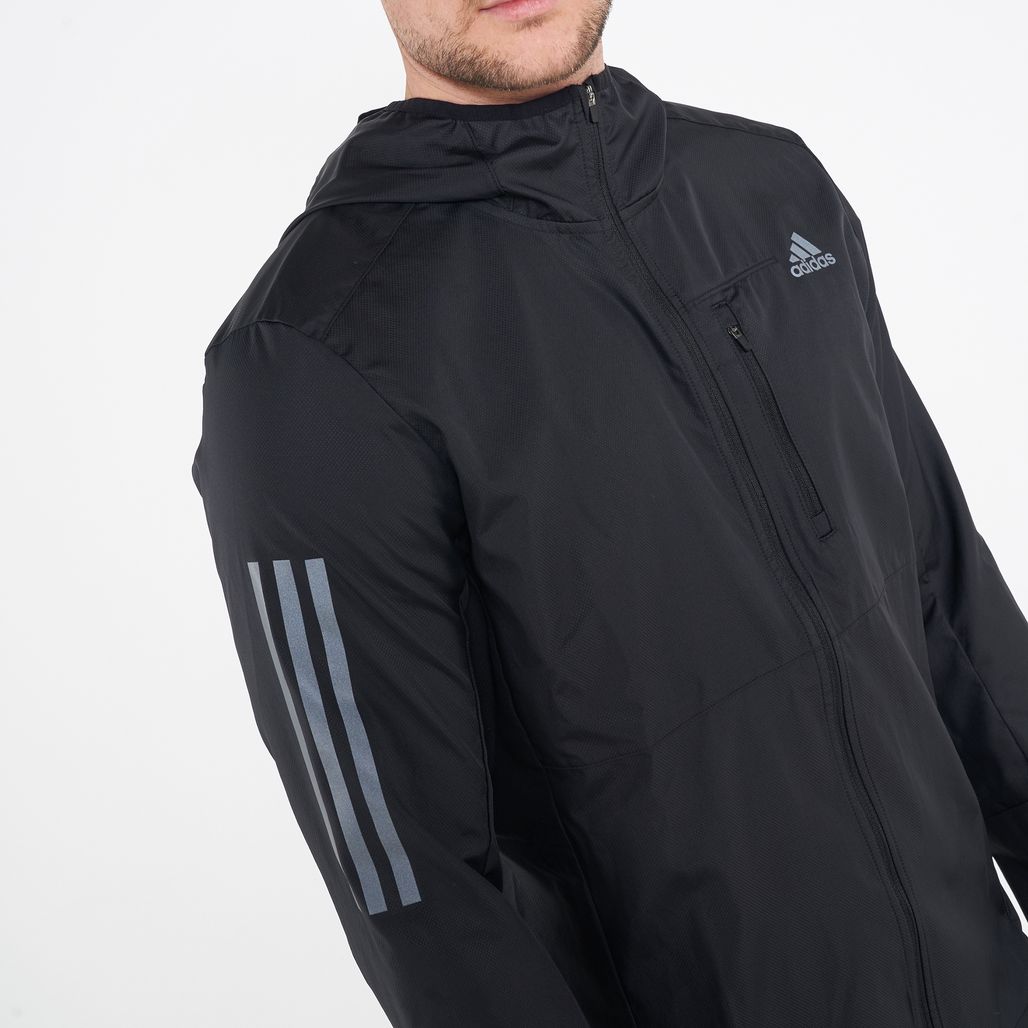 adidas Men's Own The Run Hooded Wind Jacket | Jackets | Clothing | Mens