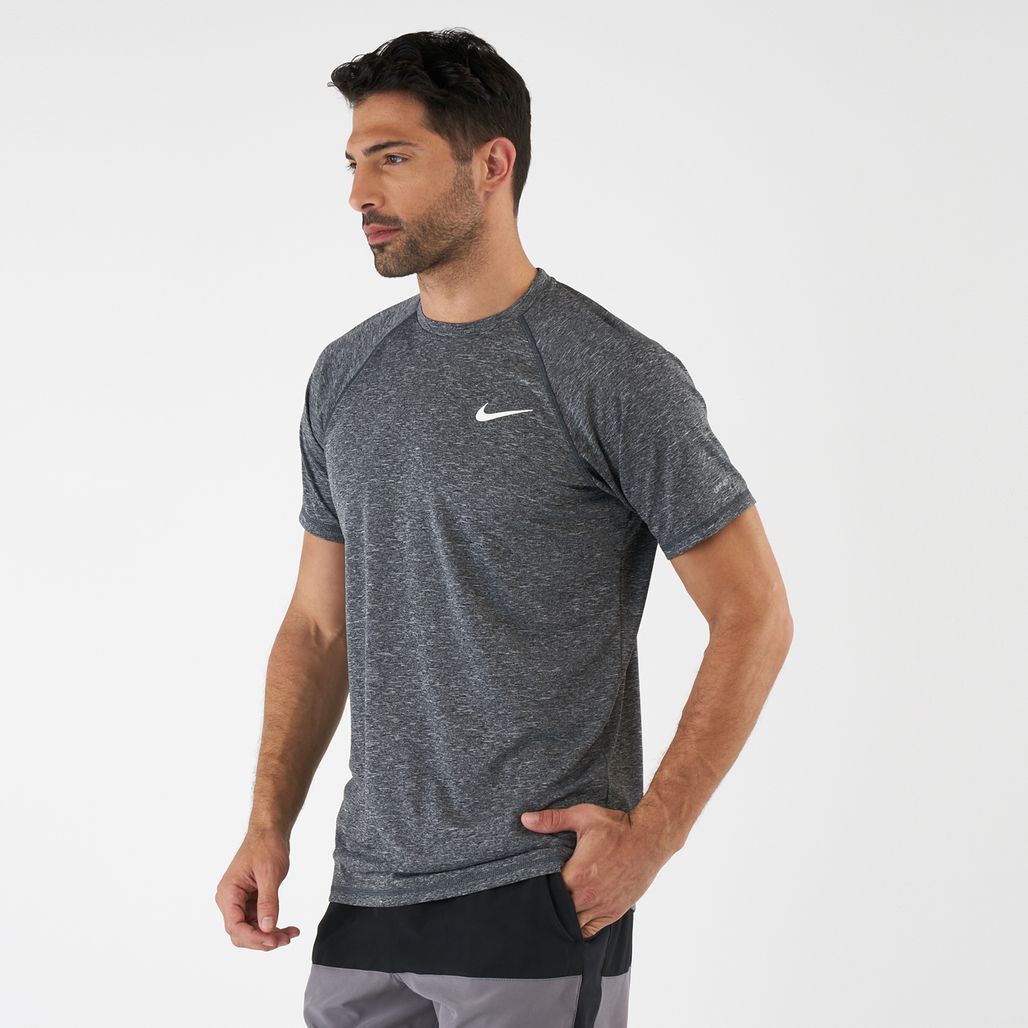 Buy Nike Swim Men's Heather Short Sleeve Hydroguard T-shirt Online in ...