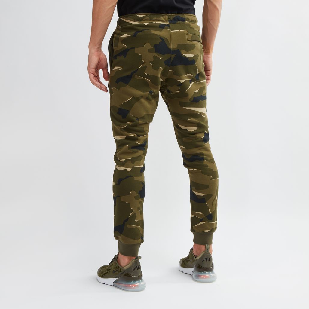 Green Nike Sportswear Club Camo Joggers | Track Pants | Pants ...