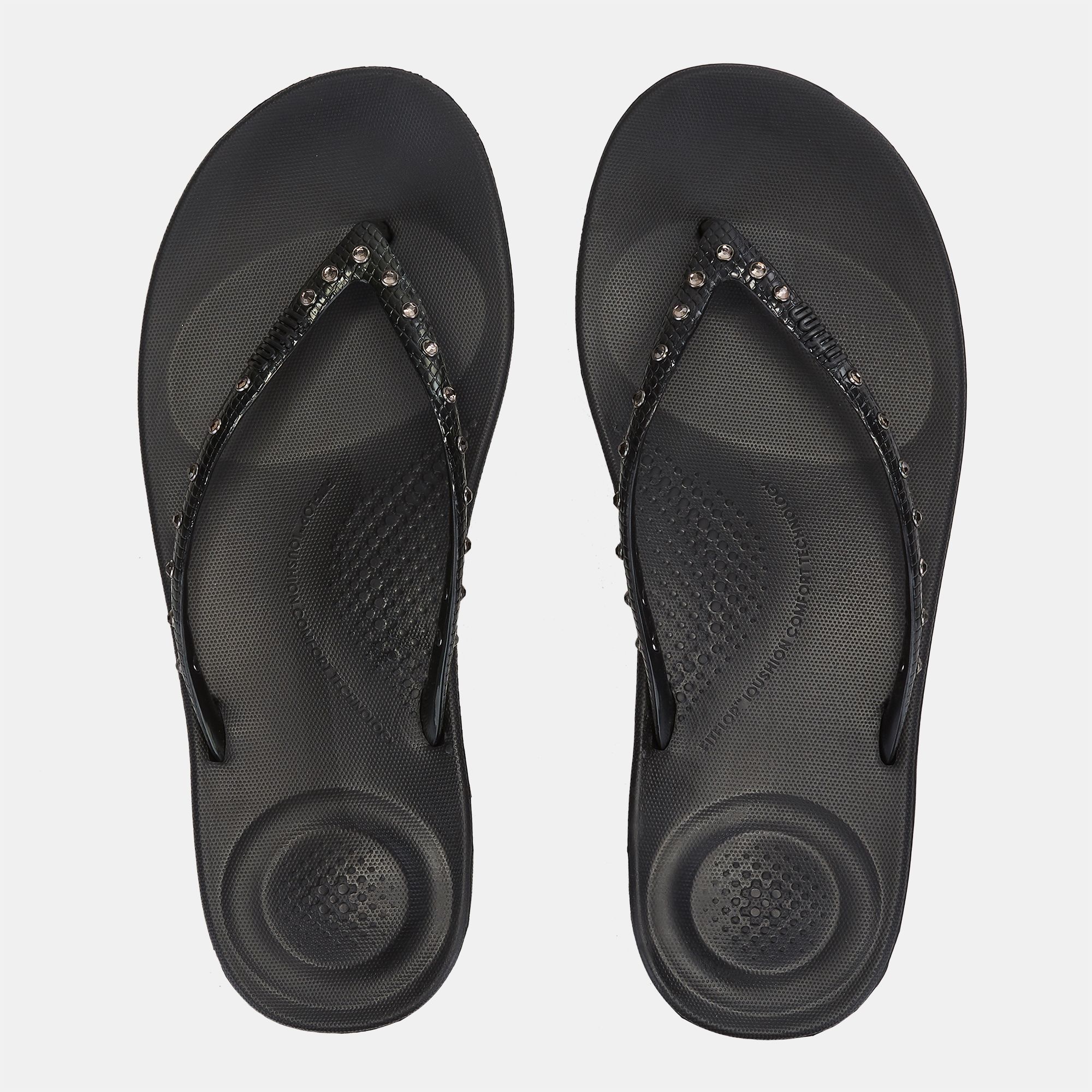 FitFlop iQushion™ Ergonomic Crystal Flip Flops | Sandals and Flip-Flops ...