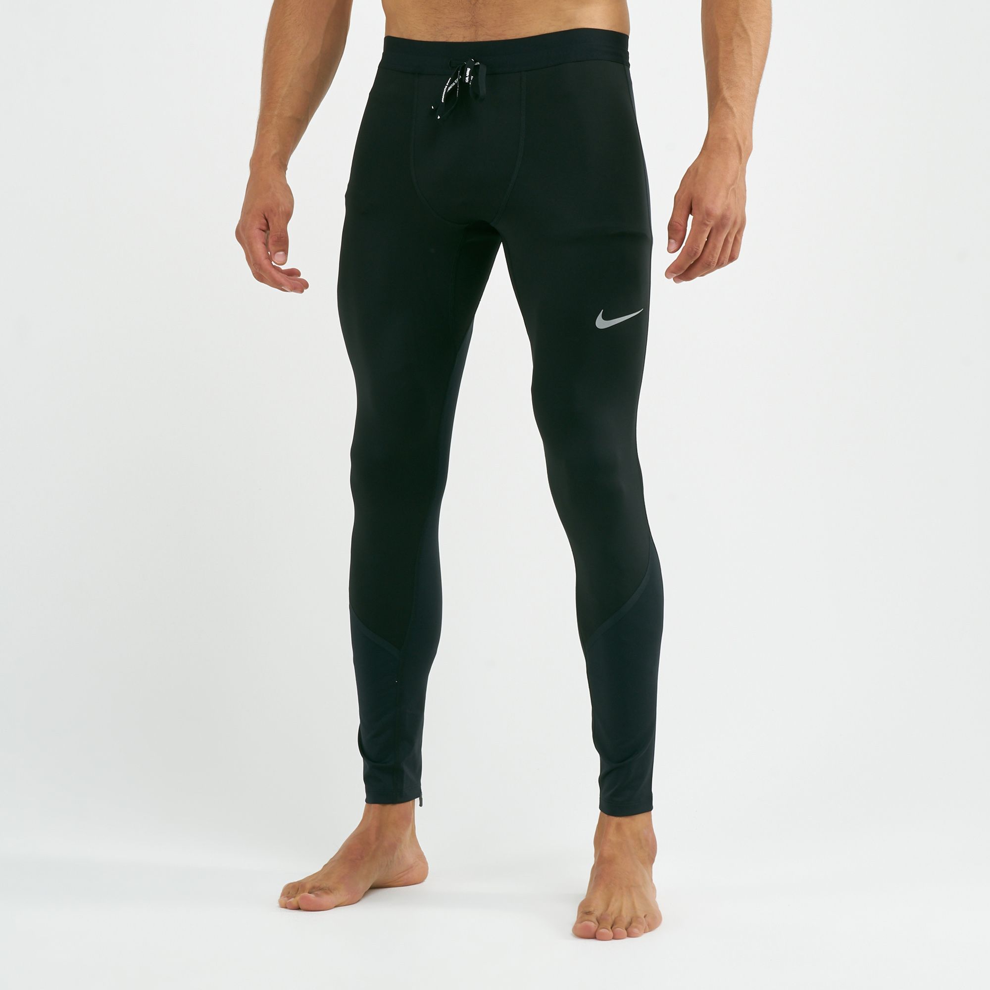 nike men's power tech running tights