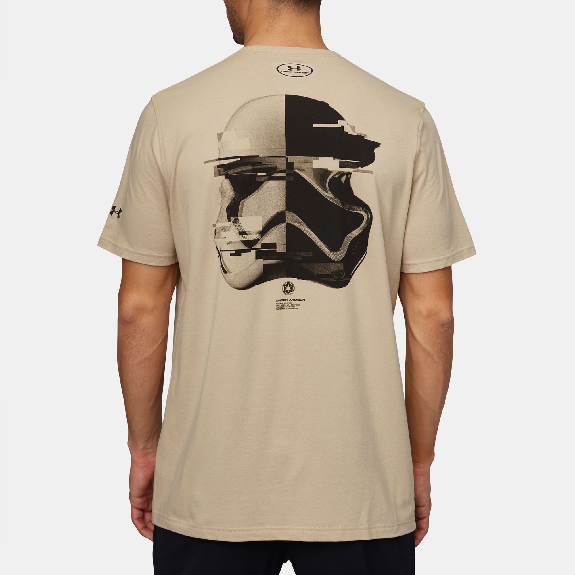 brown under armour t shirt