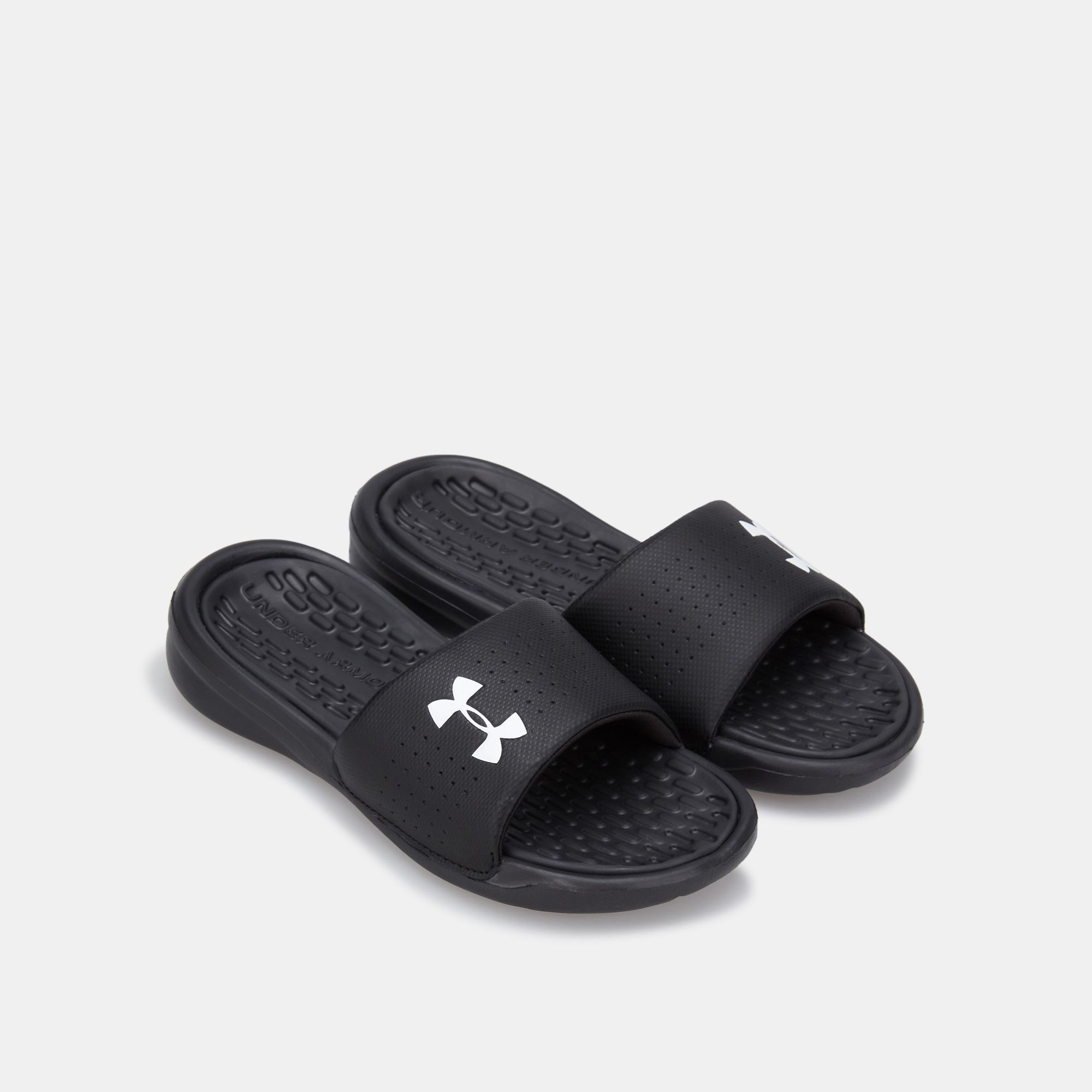 under armour playmaker slides youth
