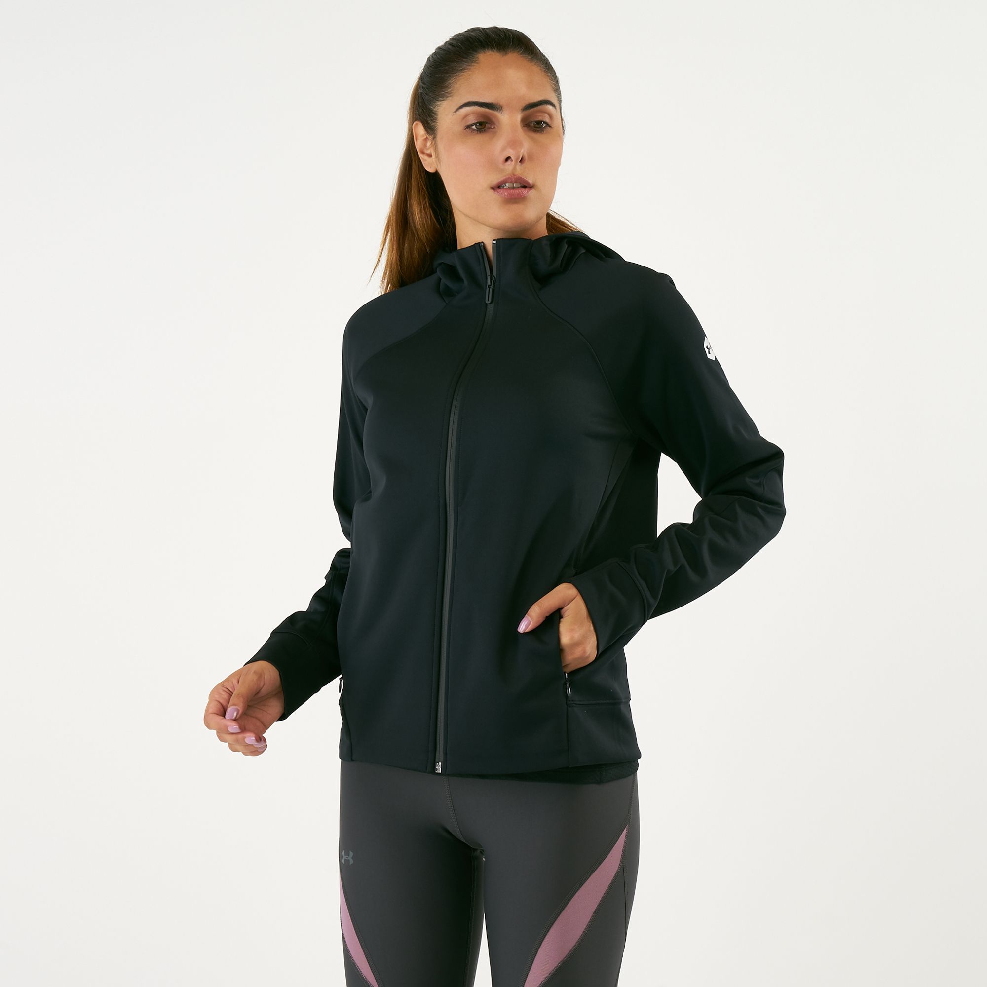 womens under armour track jacket
