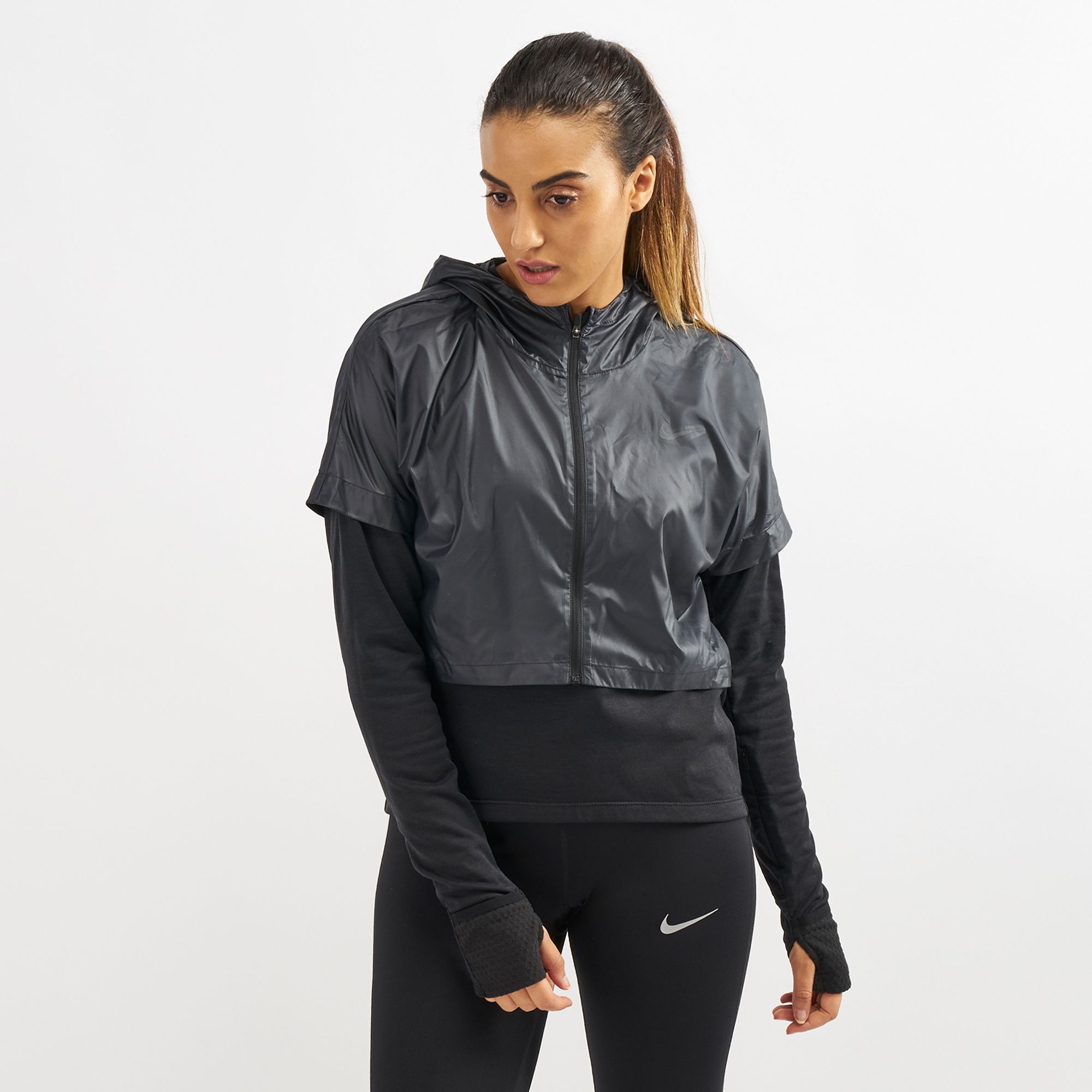 nike therma sphere element women's running hoodie