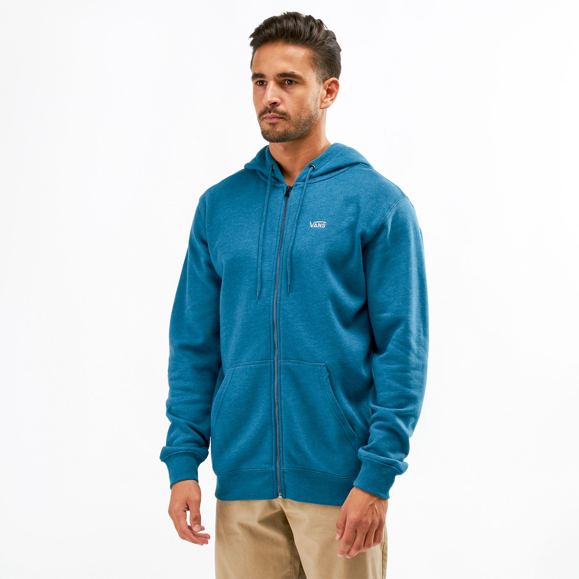 new balance core full zip poly hoodie