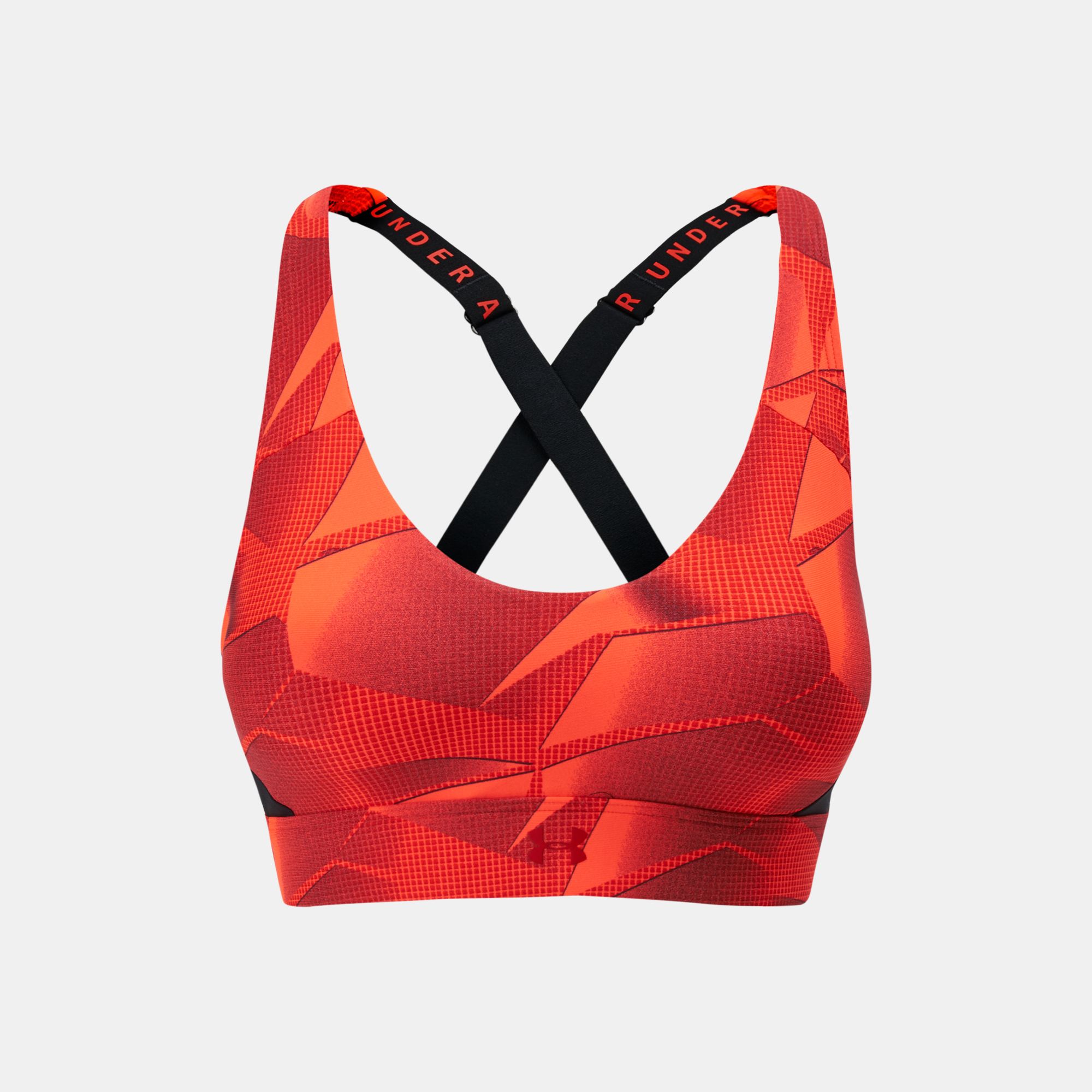 under armour red sports bra