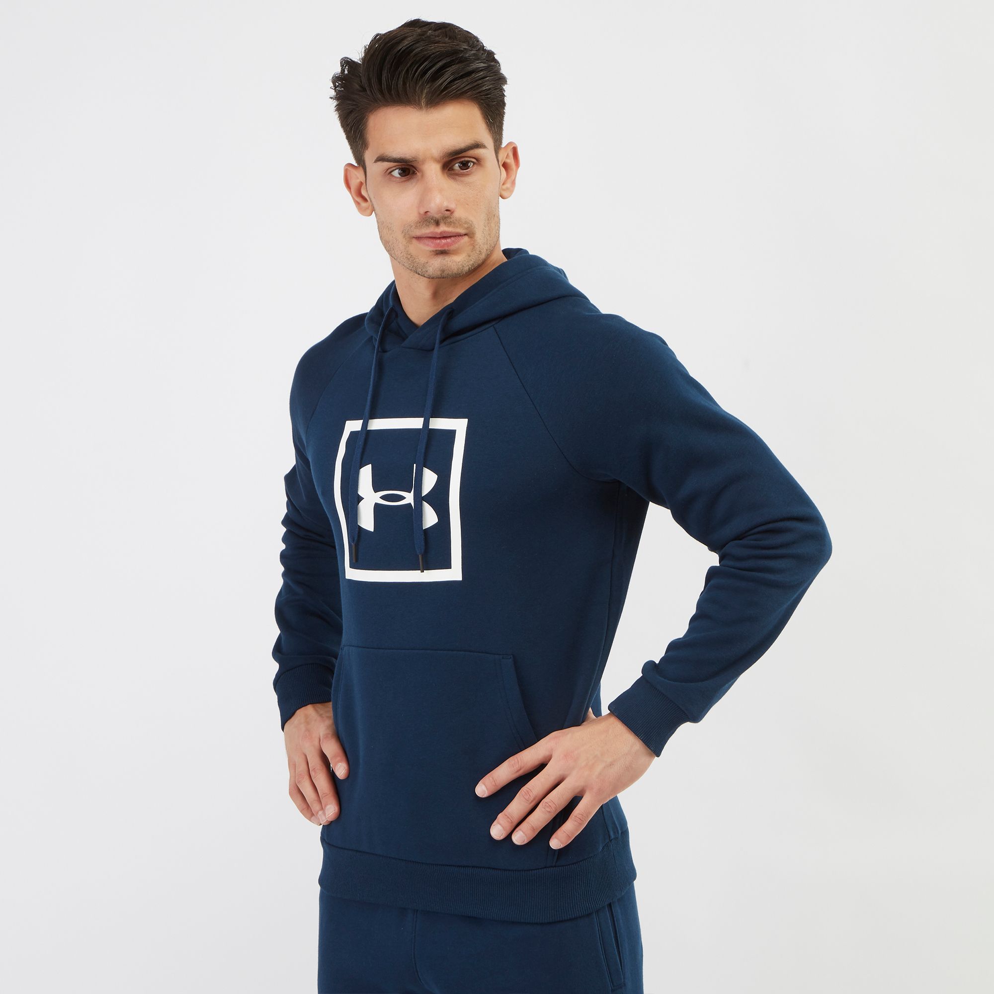 under armour men's rival fleece logo hoodie