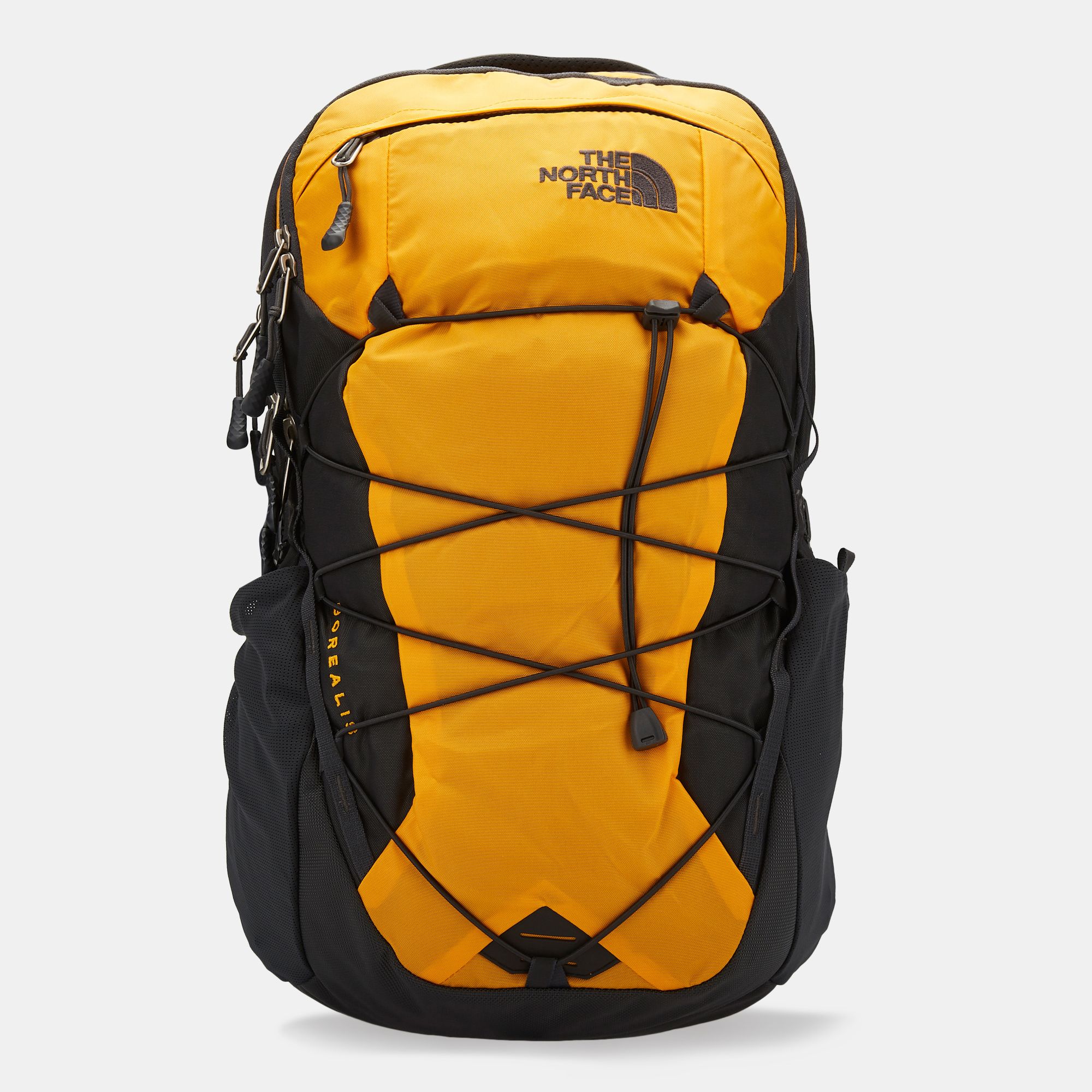 the north face borealis backpack yellow