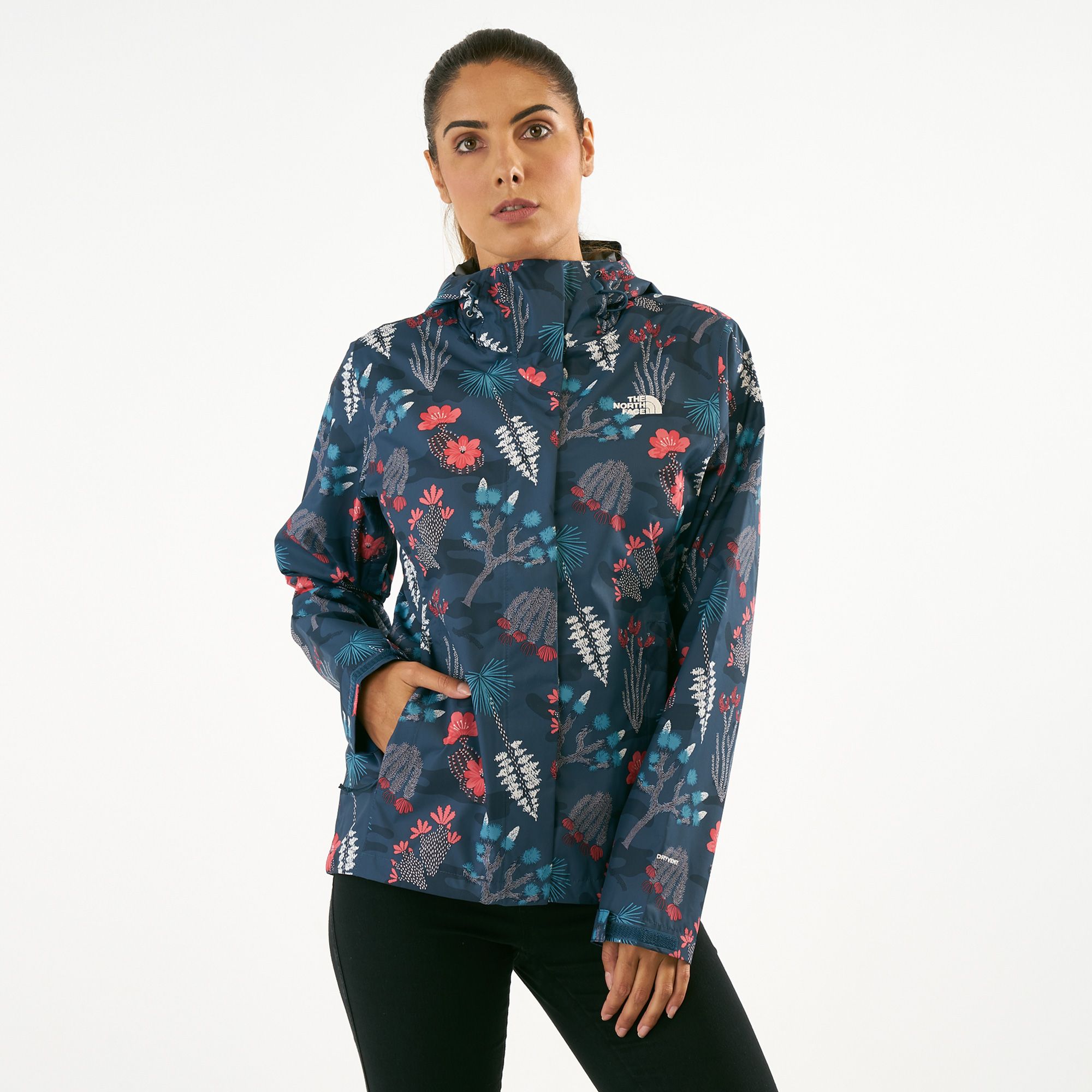north face women's print venture jacket