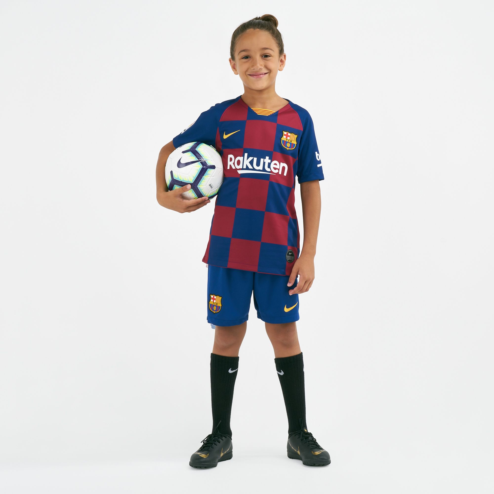 Buy Nike Kids’ FC Barcelona Breathe Stadium Home Football Jersey - 2019 ...