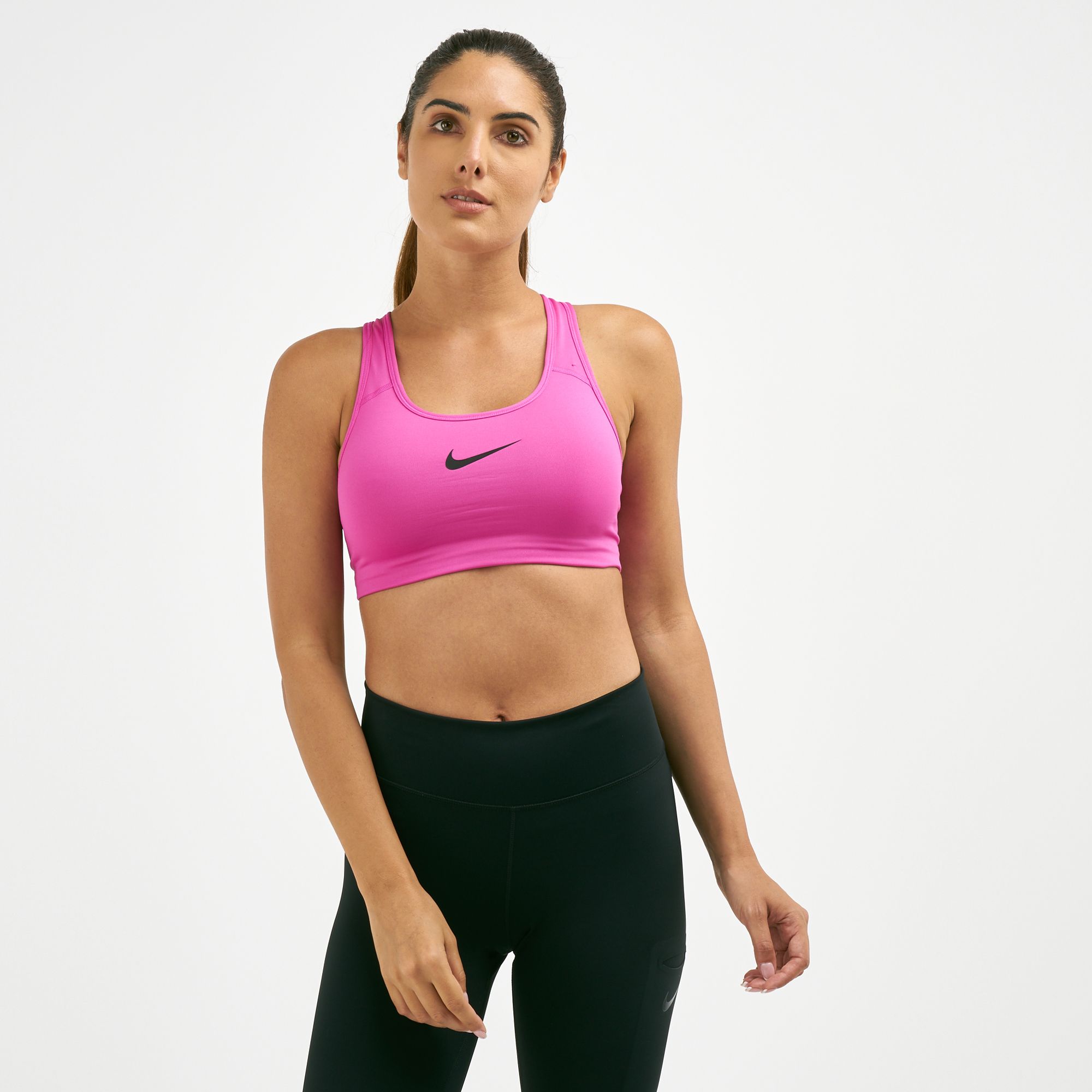 nike women's swoosh medium support sports bra