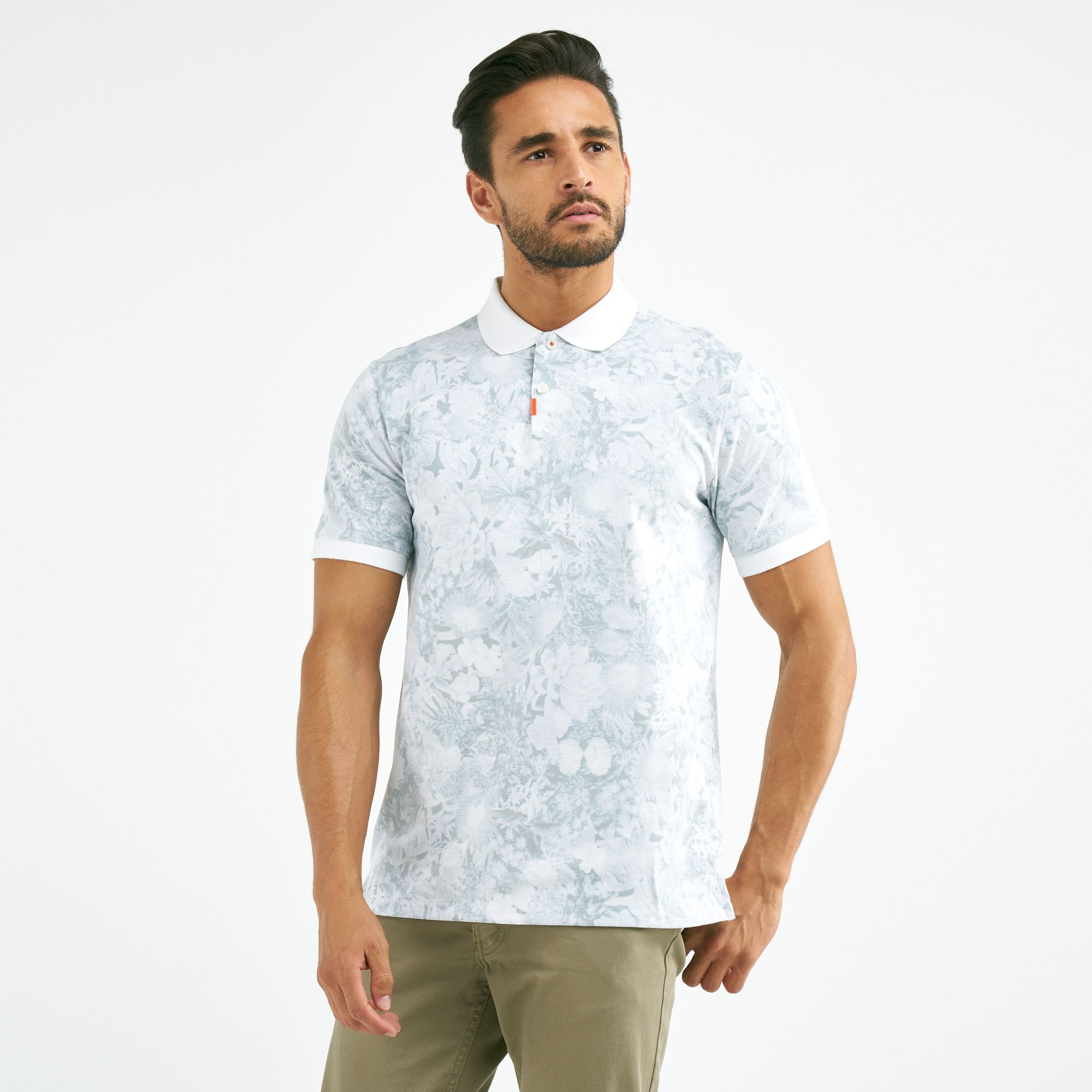 nike floral golf shirt