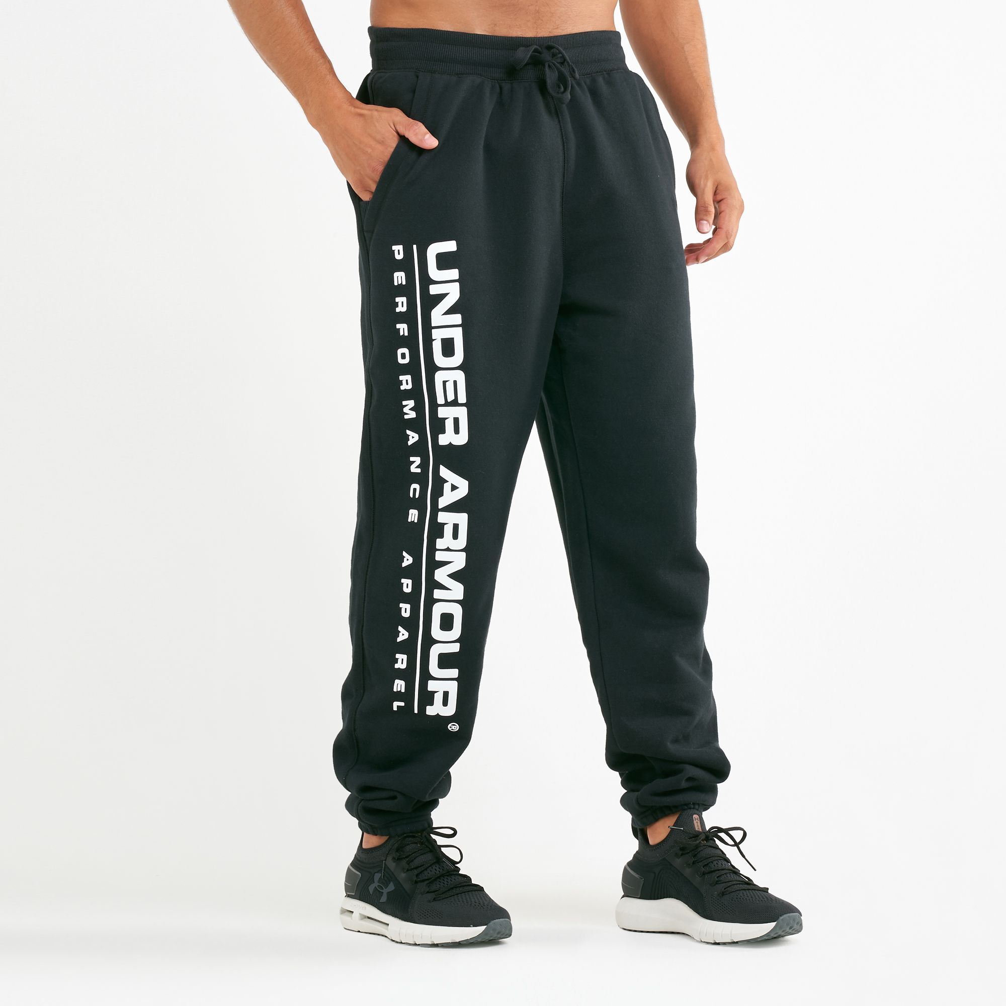 under armour men's performance fleece pants