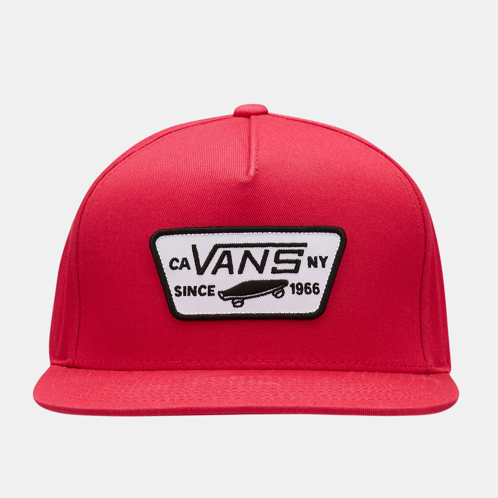 vans hats mens red