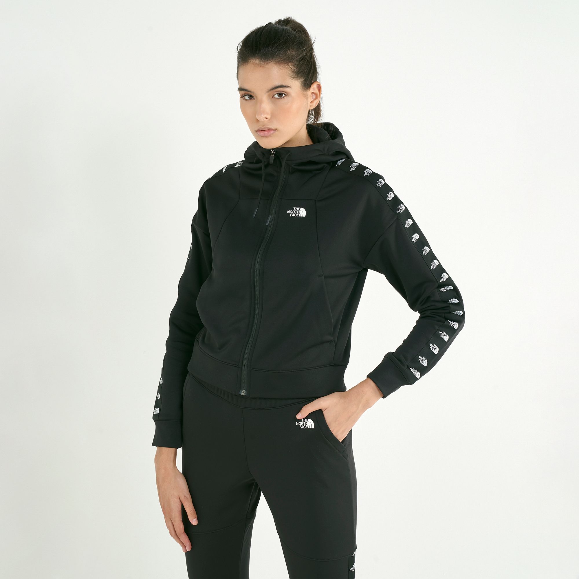 the north face cropped hoodie