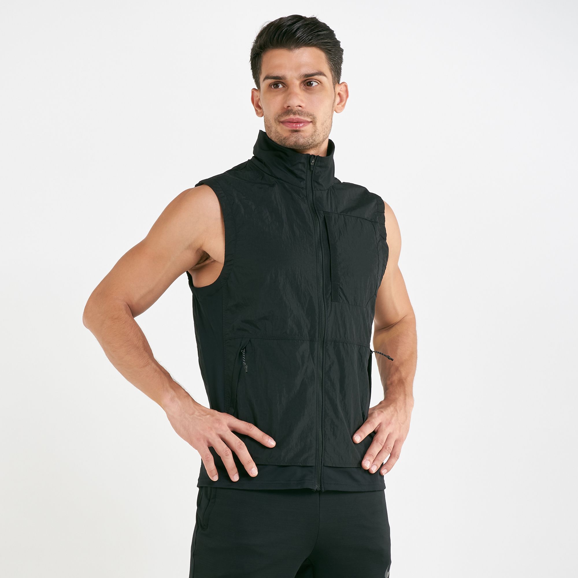 nike hooded vest