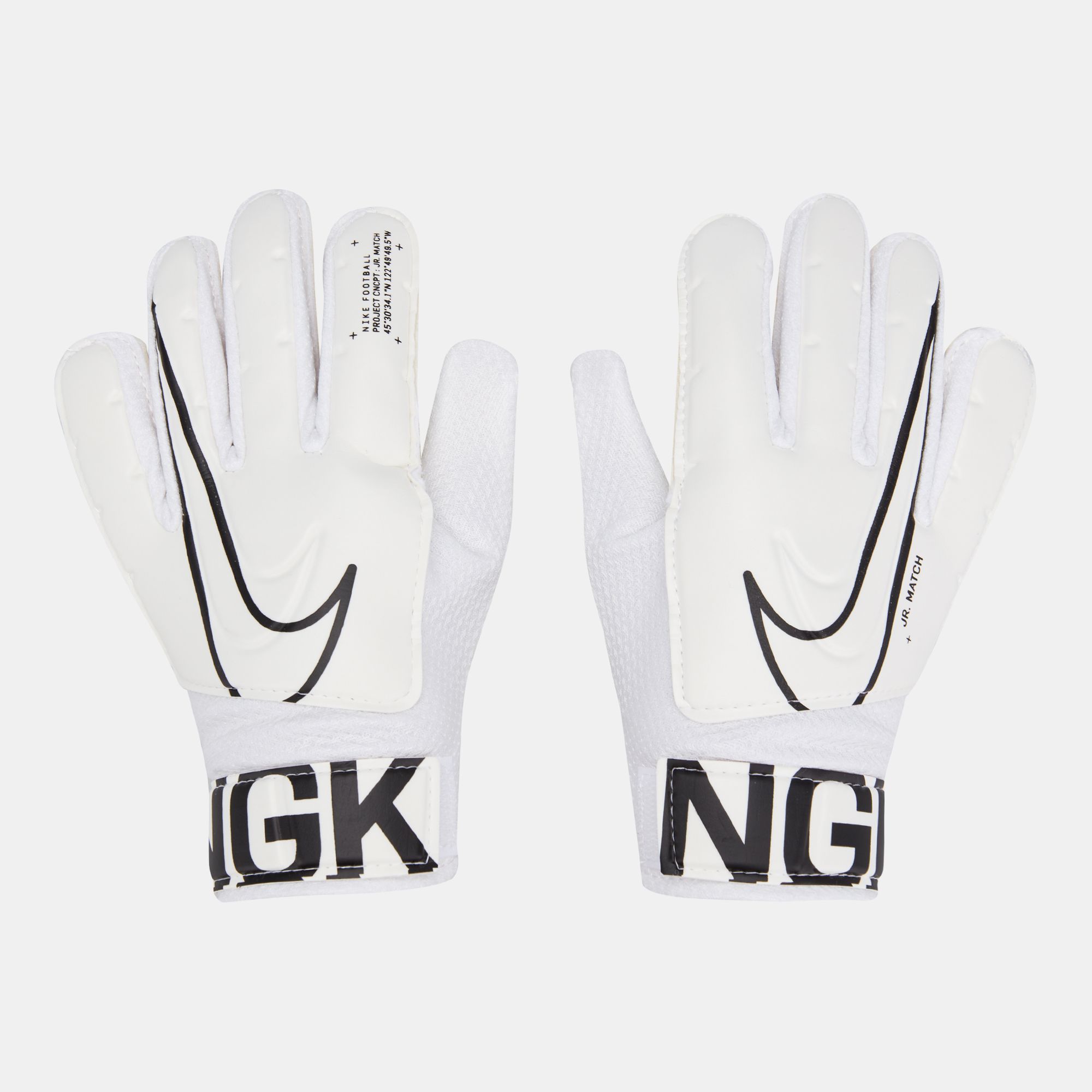 nike football gloves all white