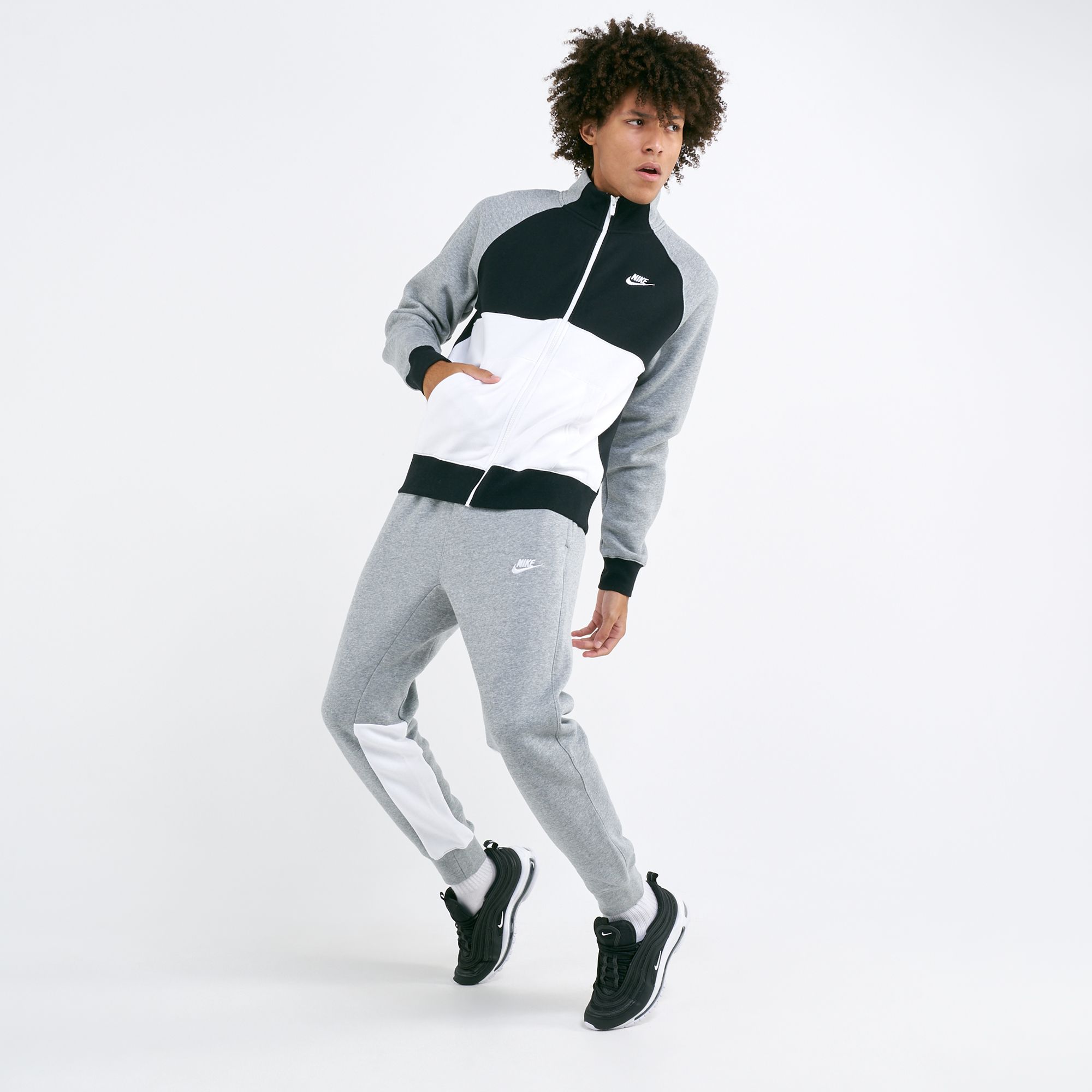 Nike Men's Sportswear Fleece Tracksuit | Tracksuits | Clothing | Men's ...