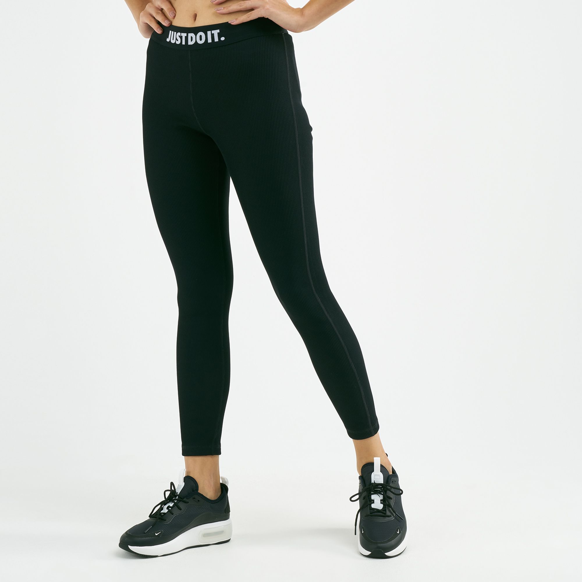 nike ribbed leggings