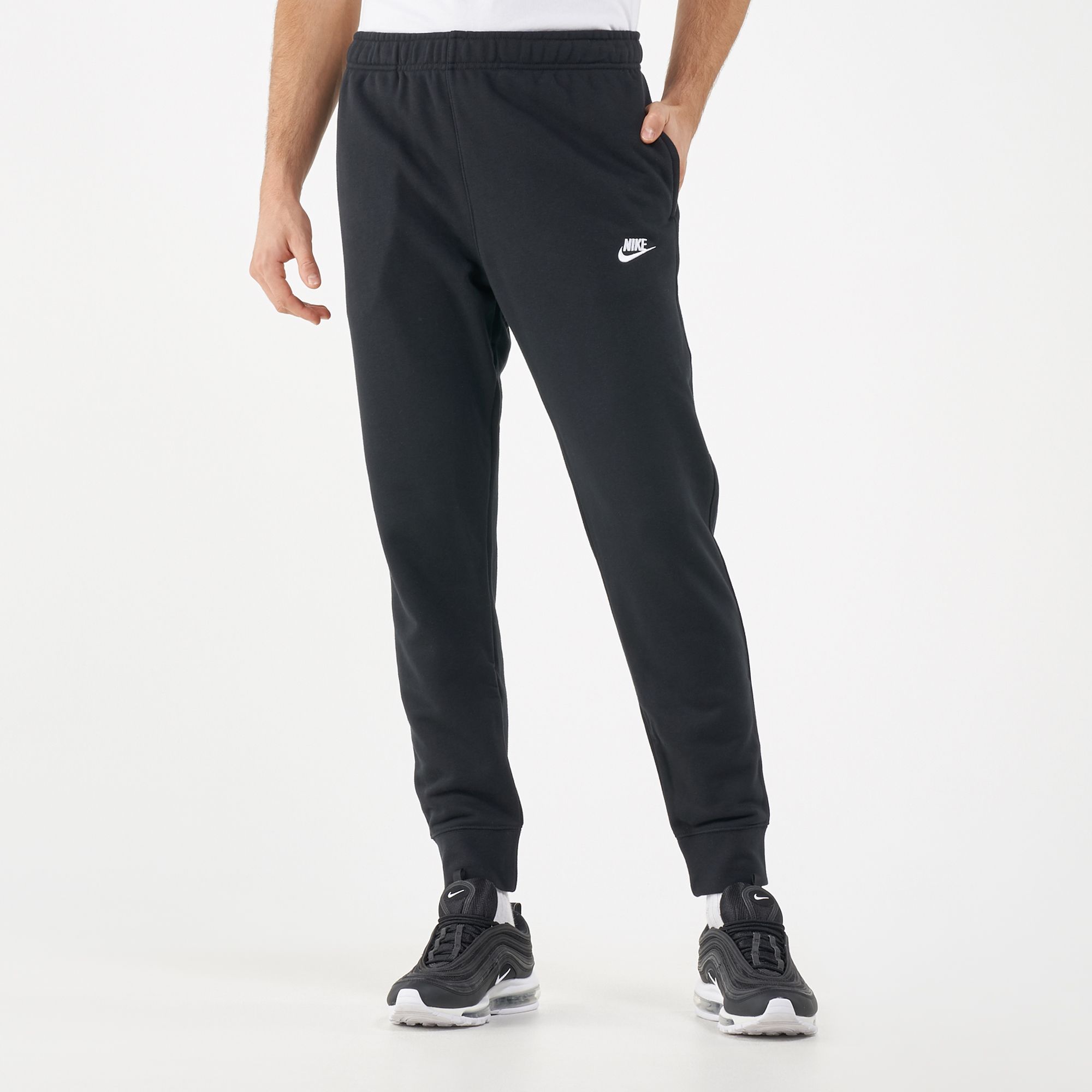 nike french terry trousers