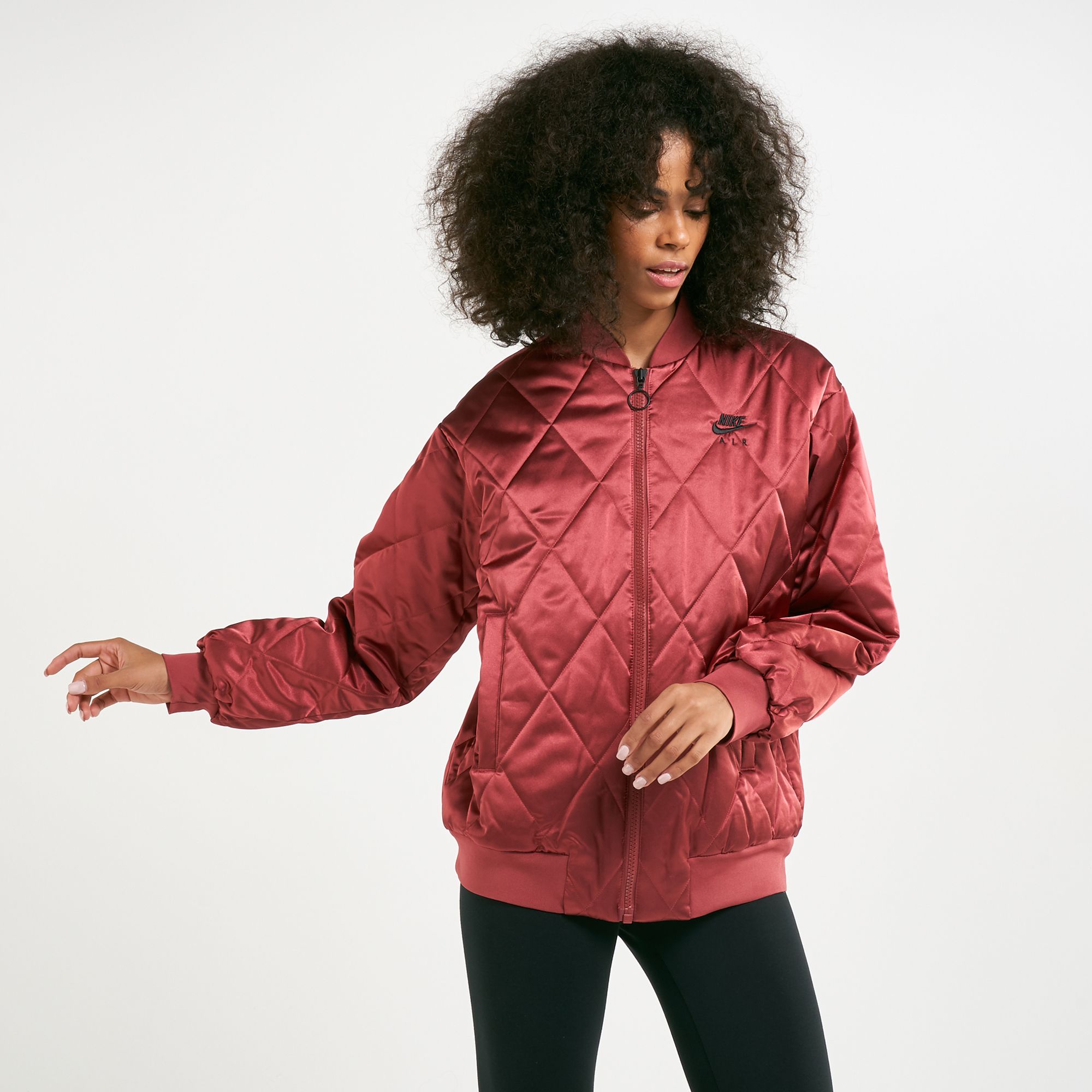 nike satin jacket
