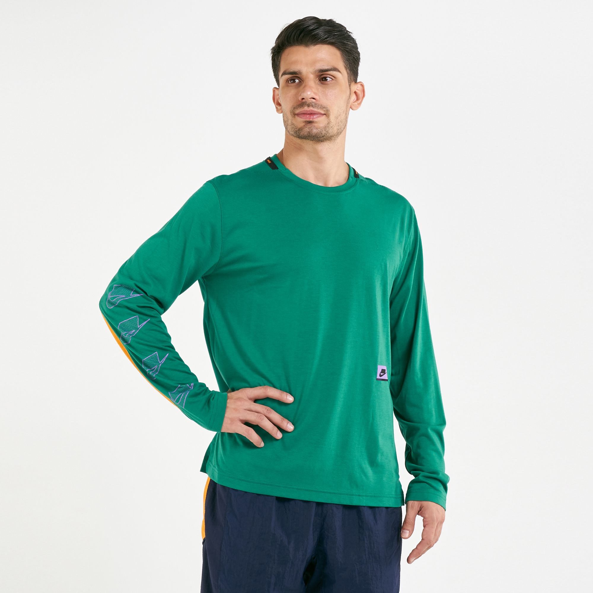 nike mens dri fit long sleeve