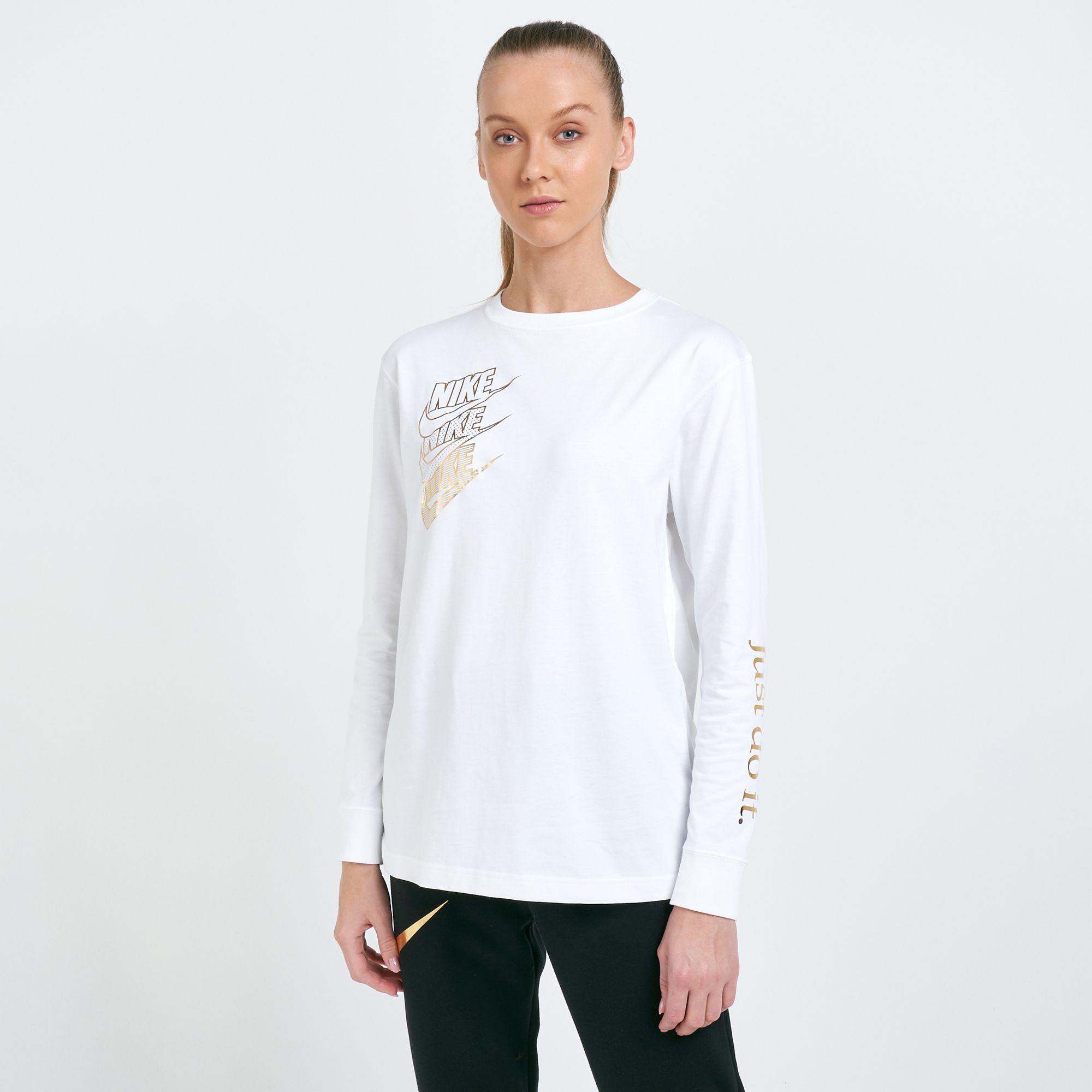 nike long sleeve t shirt women's