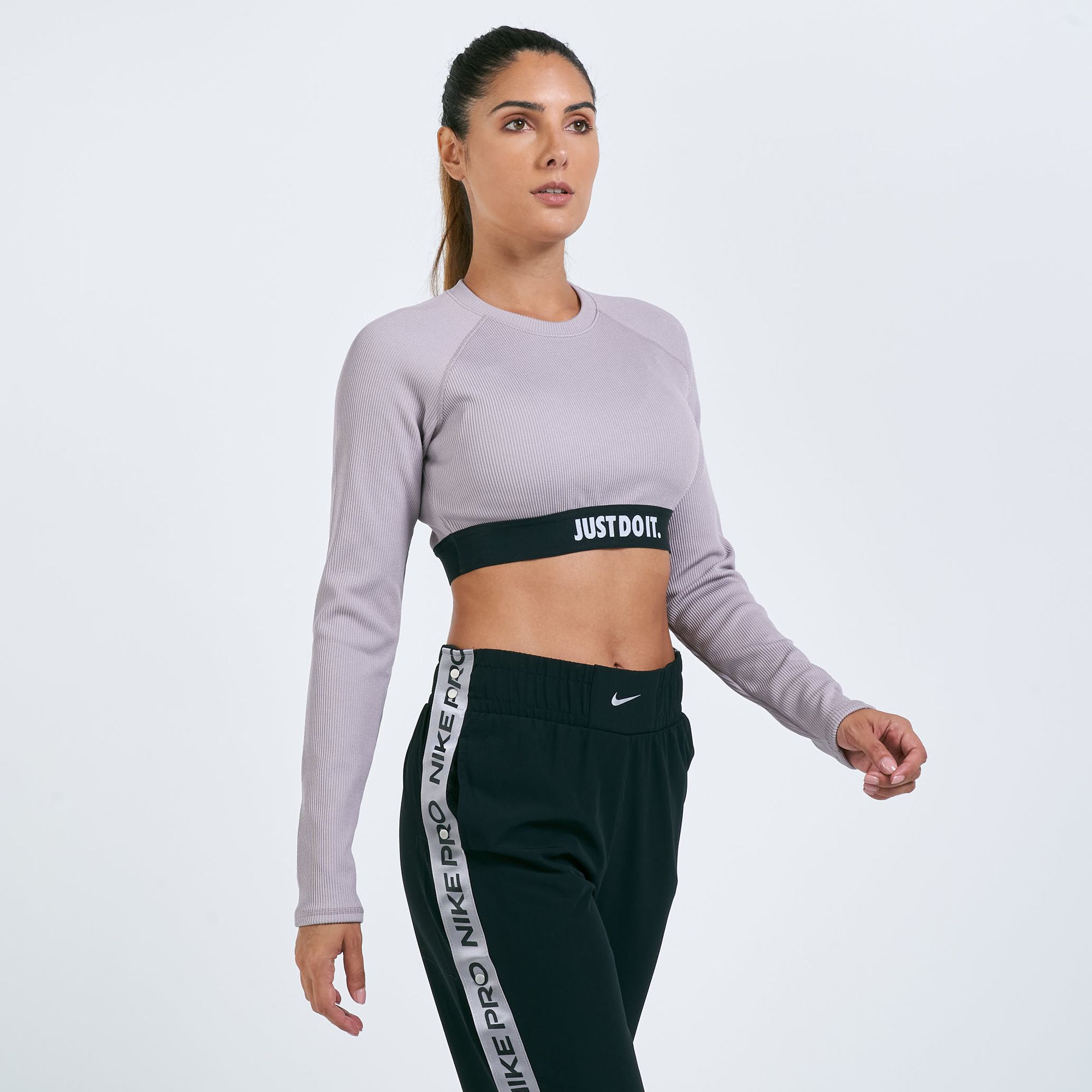 nike crop top just do it