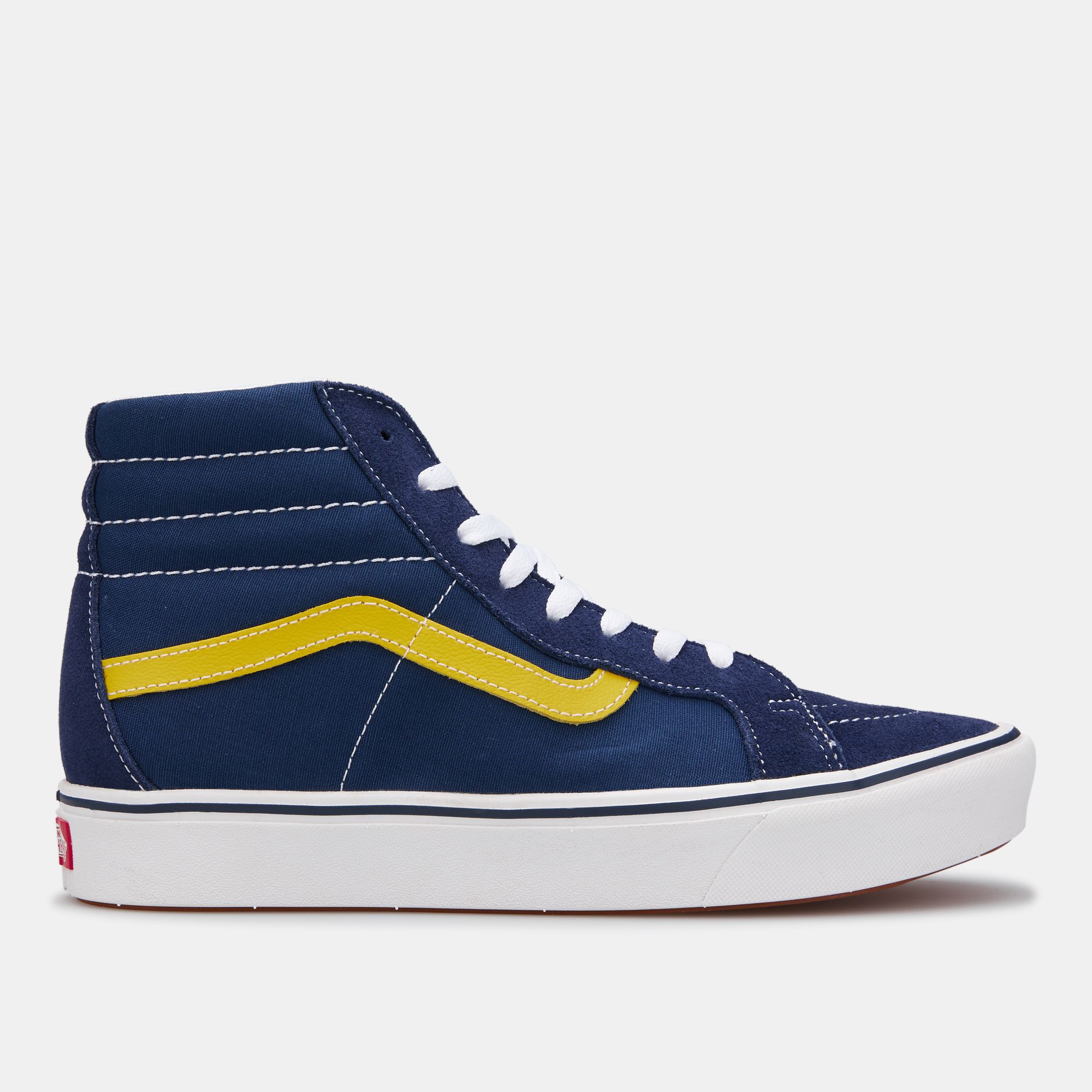 vans sk8 hi blue yellow