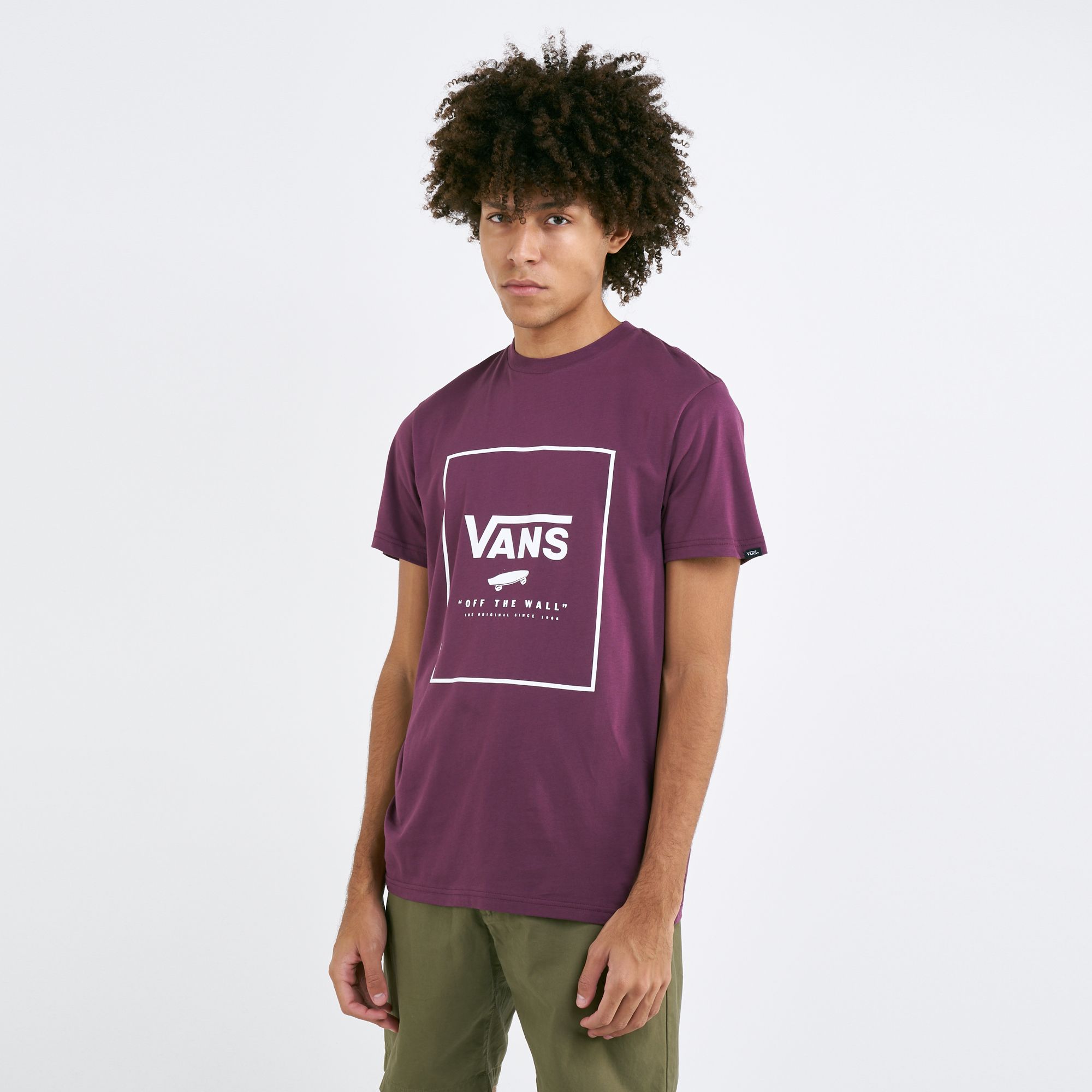 vans t shirt mens purple