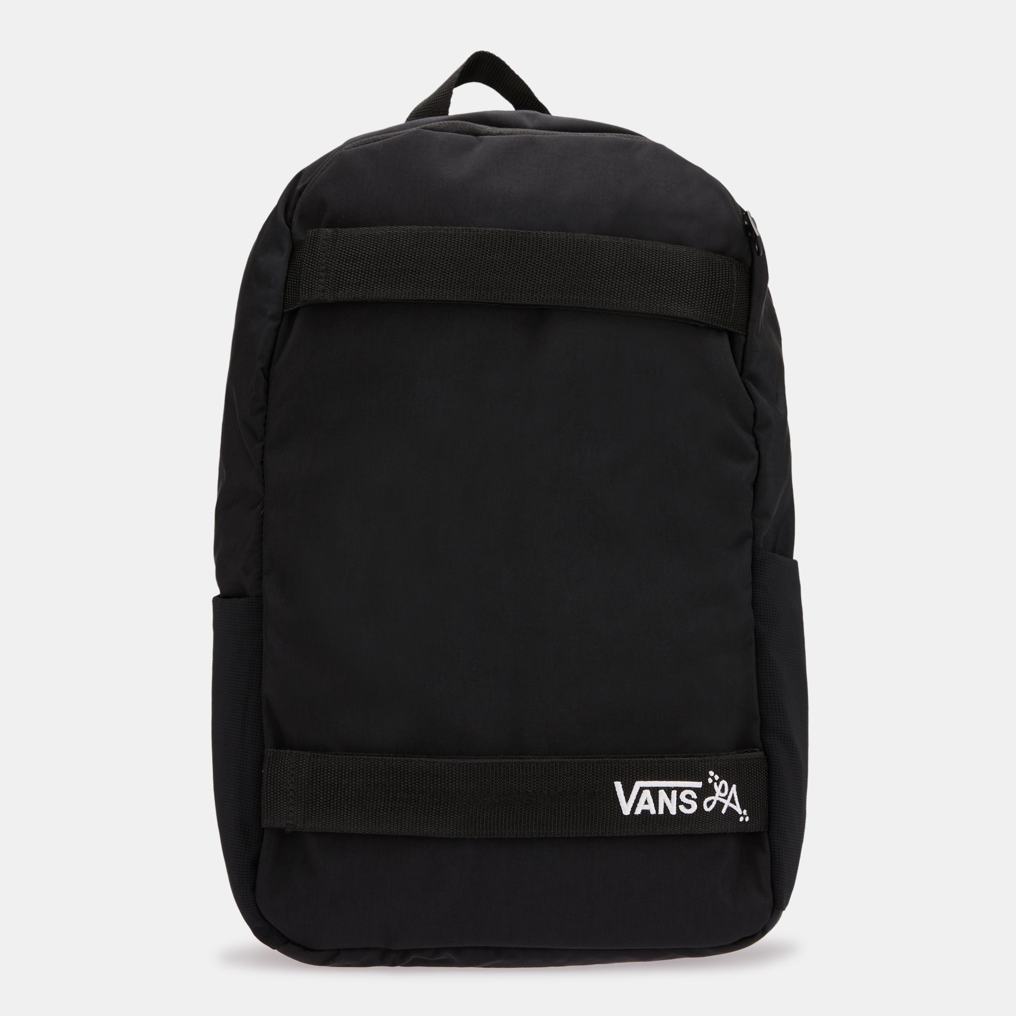 vans black backpack women's