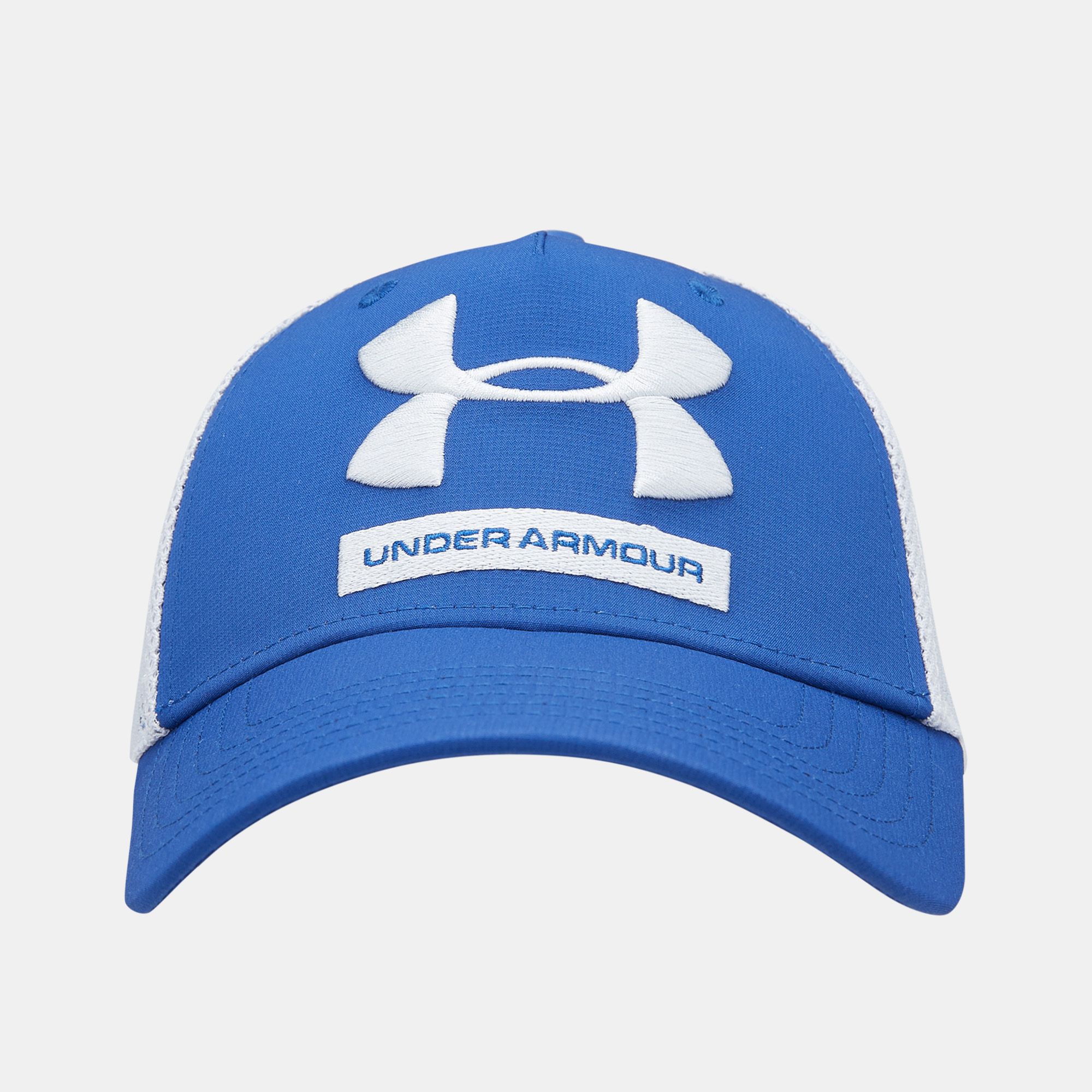 blue under armour hat