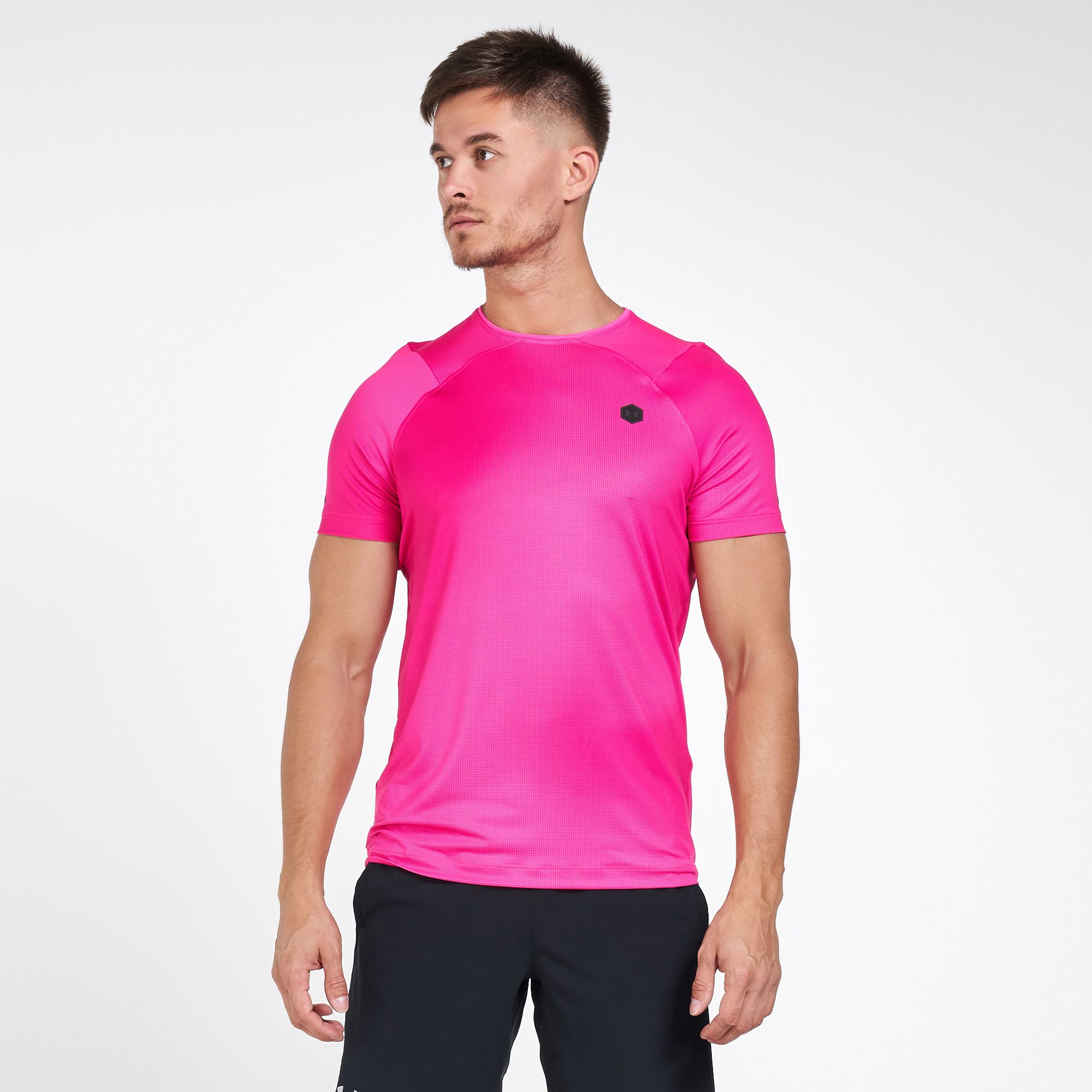 men's under armour fitted shirts